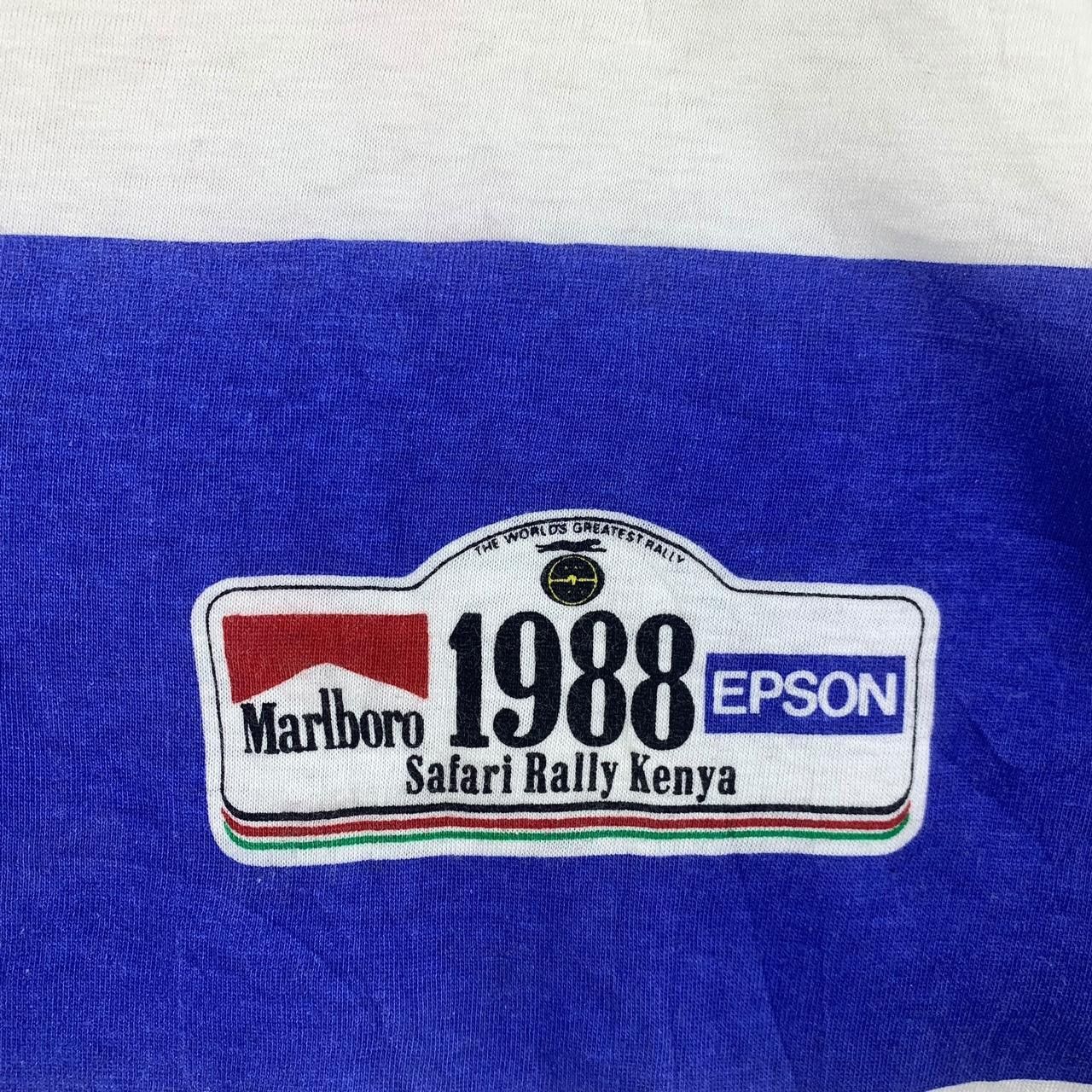 Marlboro Vintage 1988 MARLBORO EPSON Safari Rally Kenya Tee Shirt Size US S / EU 44-46 / 1 - 3 Thumbnail