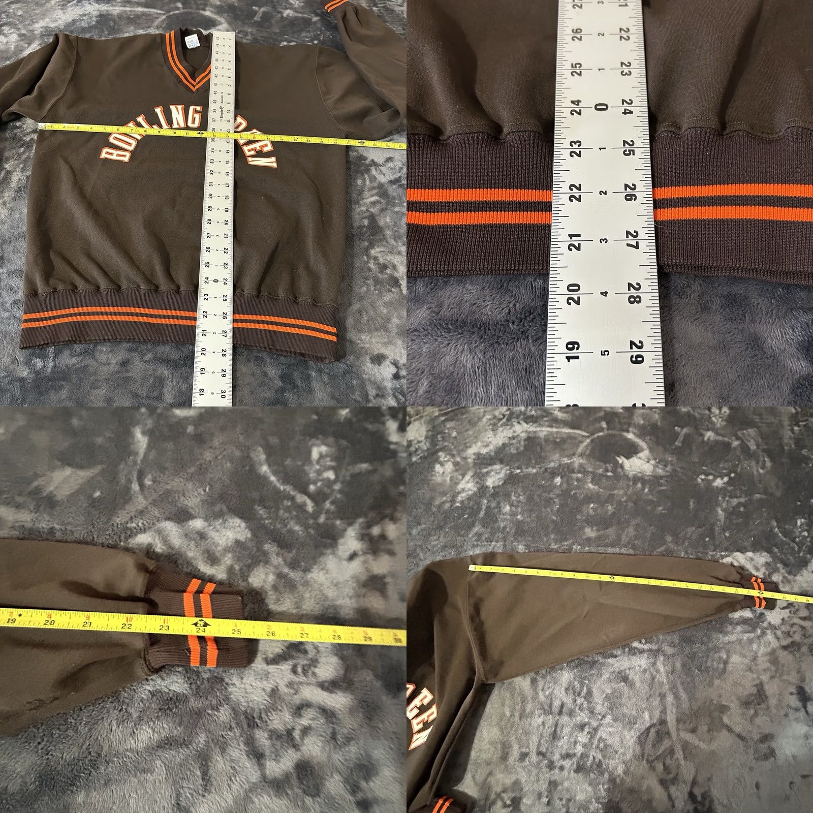 Russell Athletic Vintage Russell Athletic Nylon Pullover Men XL Brown Orange - Men's Clothing Size US XL / EU 56 / 4 - 10 Thumbnail