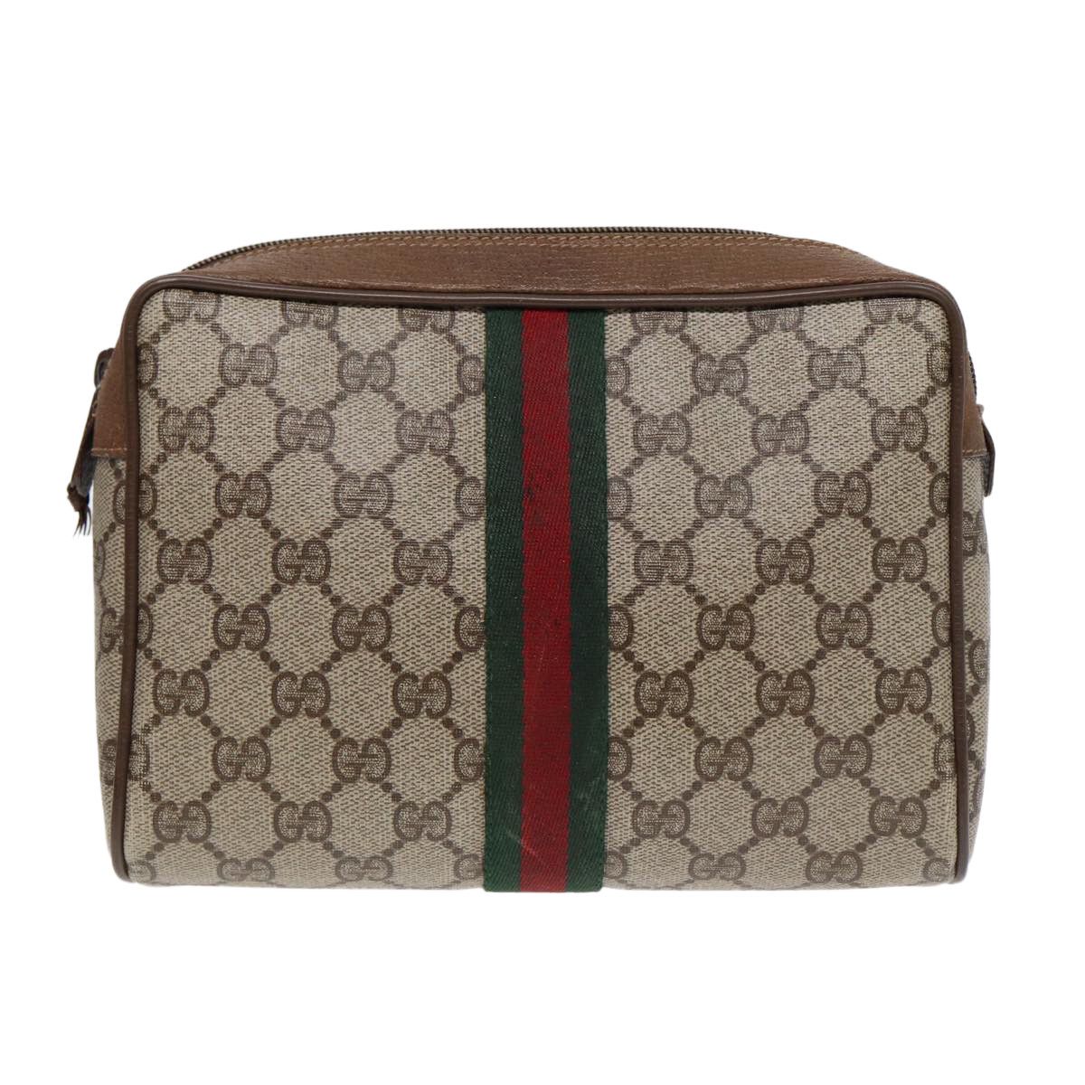 Gucci Gg Canvas Beige Canvas Clutch Bag (Pre-Owned) Size ONE SIZE - 1 Thumbnail