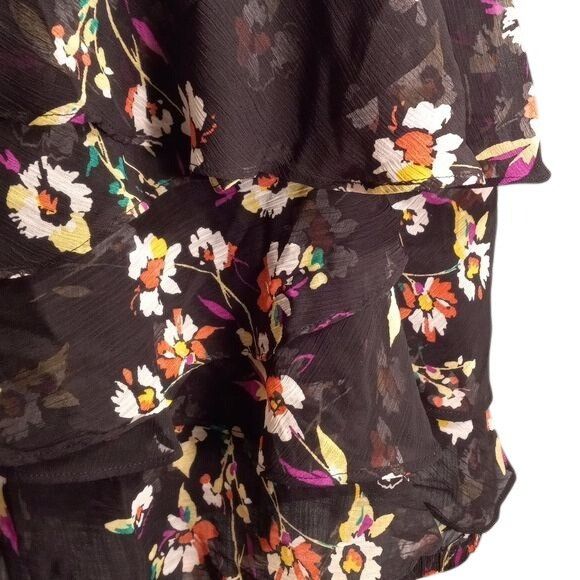 Torrid Torrid Size 2 18 20 2X Camisole Top Sheer Floral Tiered Ruff Size XXL / US 16-18 / IT 52-54 - 7 Thumbnail
