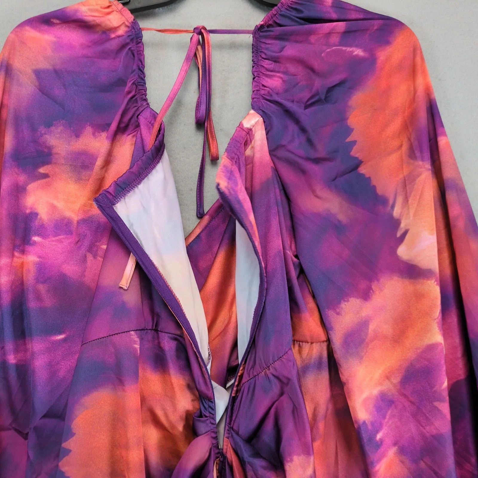 Shein NWT Shein Bae Elegant Satin Dress Plus Size 4XL Puff Sleeve Size 4XL / US 24-26 - 8 Thumbnail