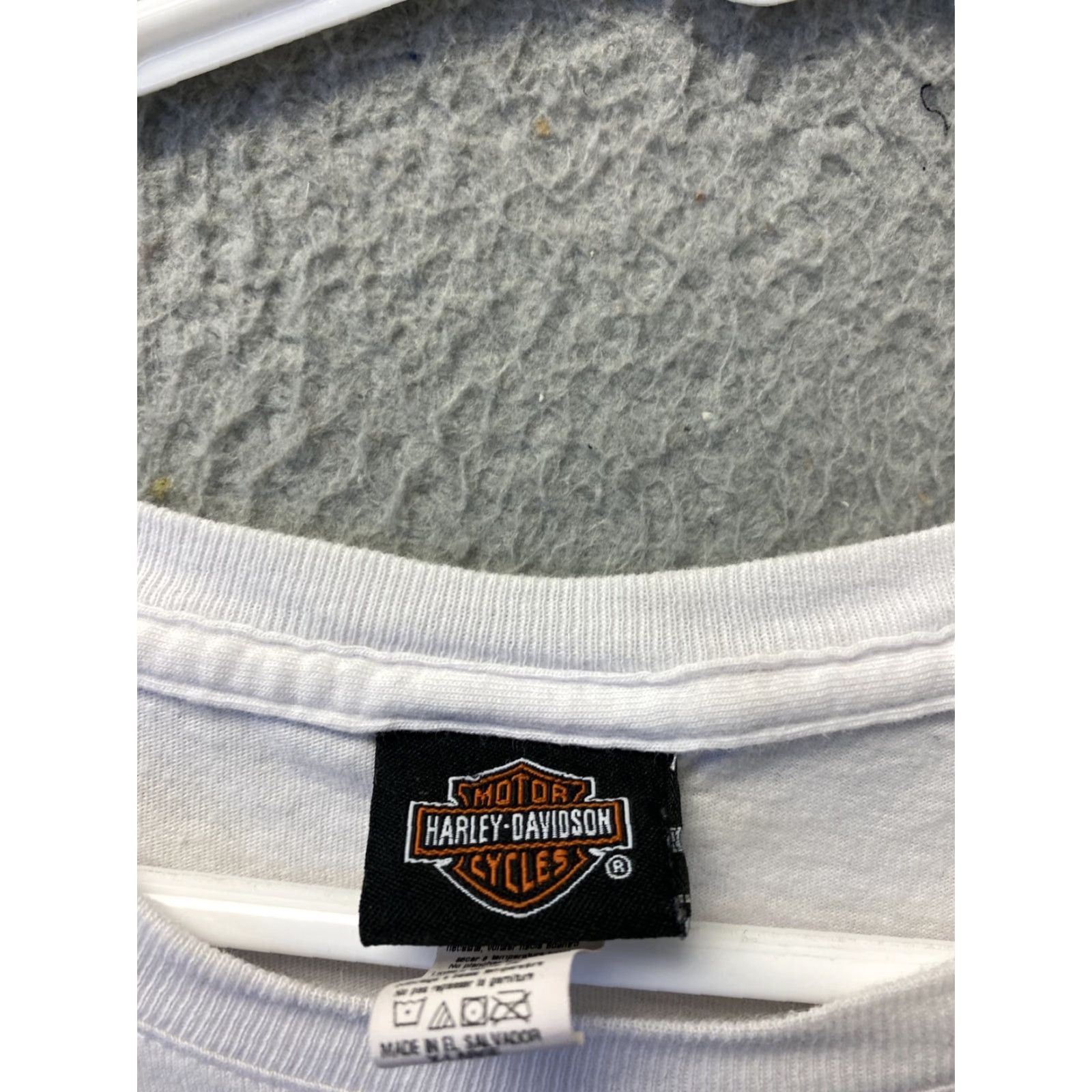 Harley Davidson Harley-Davidson Shirt Women XL White Crew Neck Cotton T-Shirt 110-15 Womens Size XL / US 12-14 / IT 48-50 - 3 Thumbnail