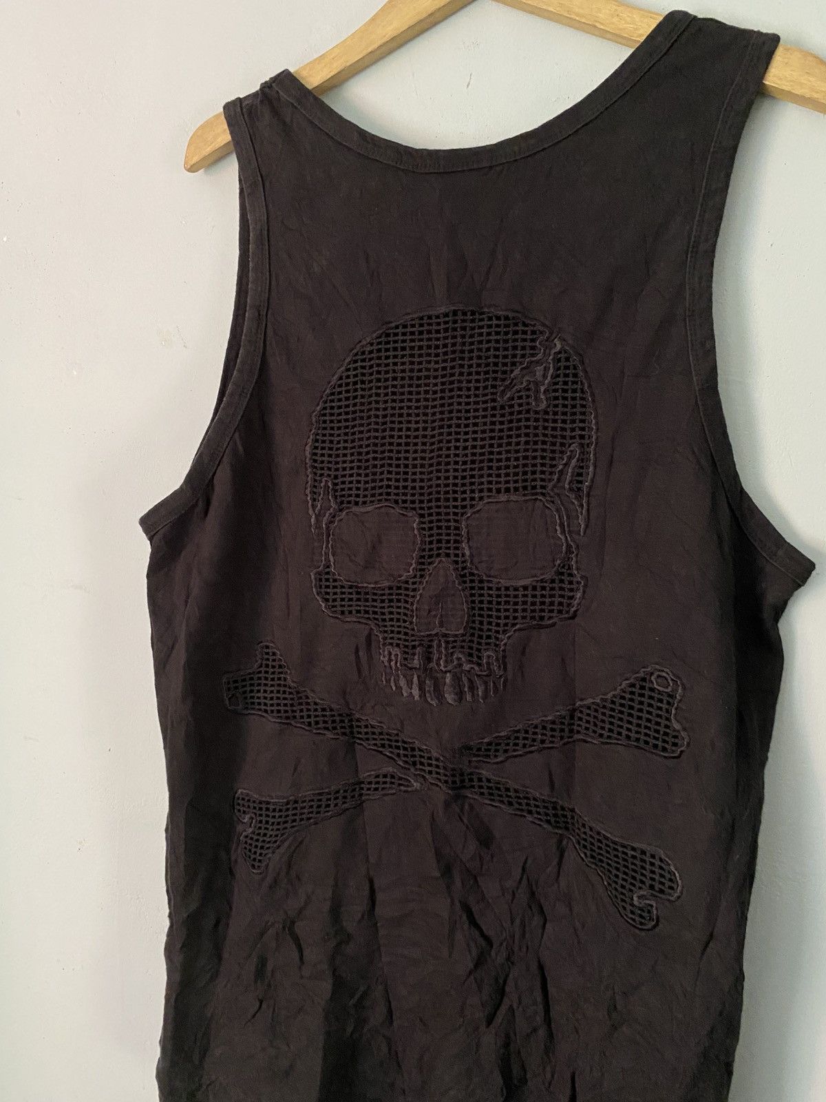Seditionaries By the R fishnet skull sleeveless tee Size US L / EU 52-54 / 3 - 2 Thumbnail
