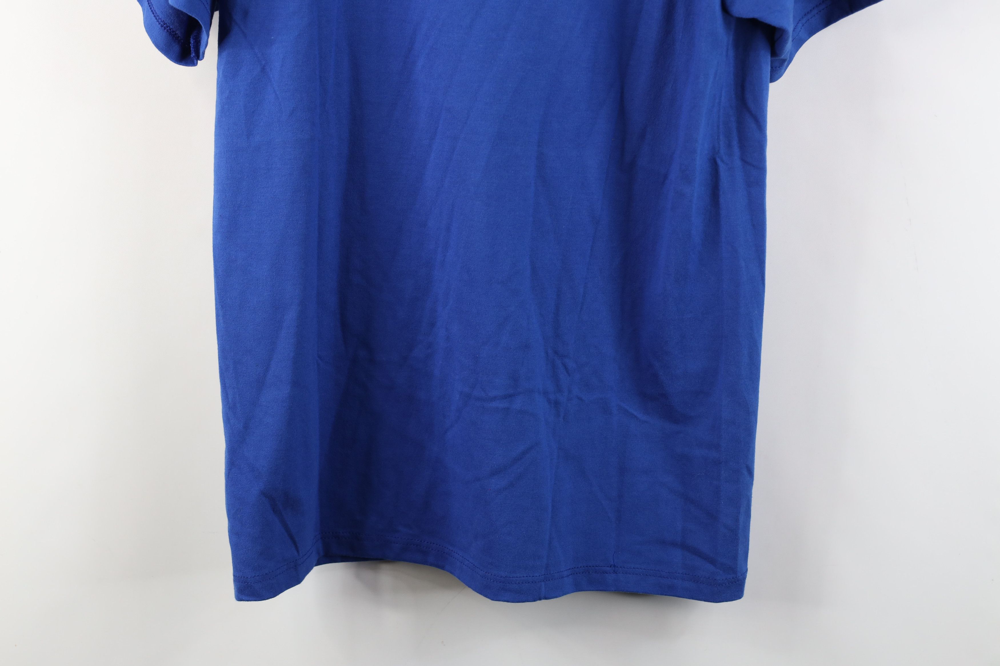 Vintage Vintage 90s Streetwear Heavyweight T-Shirt Royal Blue USA Size US M / EU 48-50 / 2 - 12 Thumbnail