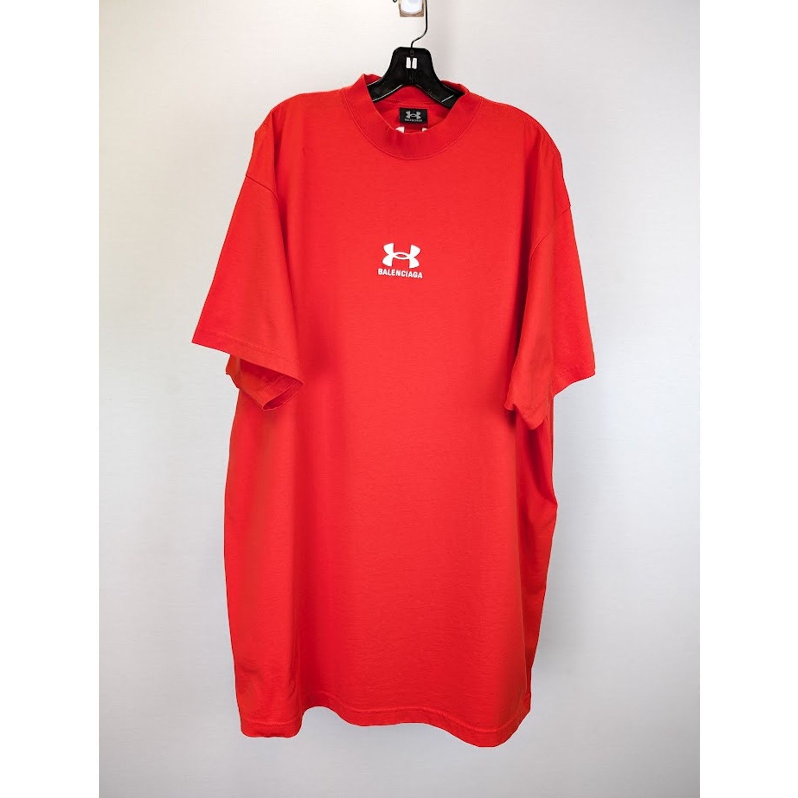 Balenciaga × Under Armour o1rshd1 T-Shirt Vintage Jersey in Red/White Size US XXL / EU 58 / 5 - 1 Thumbnail