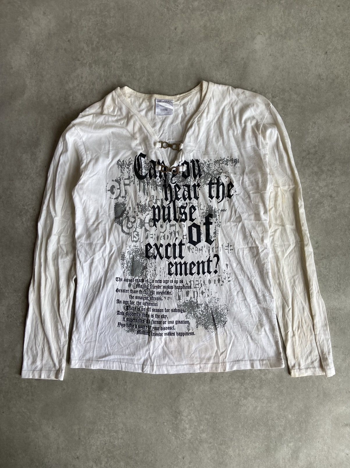 If Six Was Nine × Japanese Brand × Le Grande Bleu (L.G.B.) HeyMan Ifsixwasnine Longsleeve Size US L / EU 52-54 / 3 - 1 Thumbnail