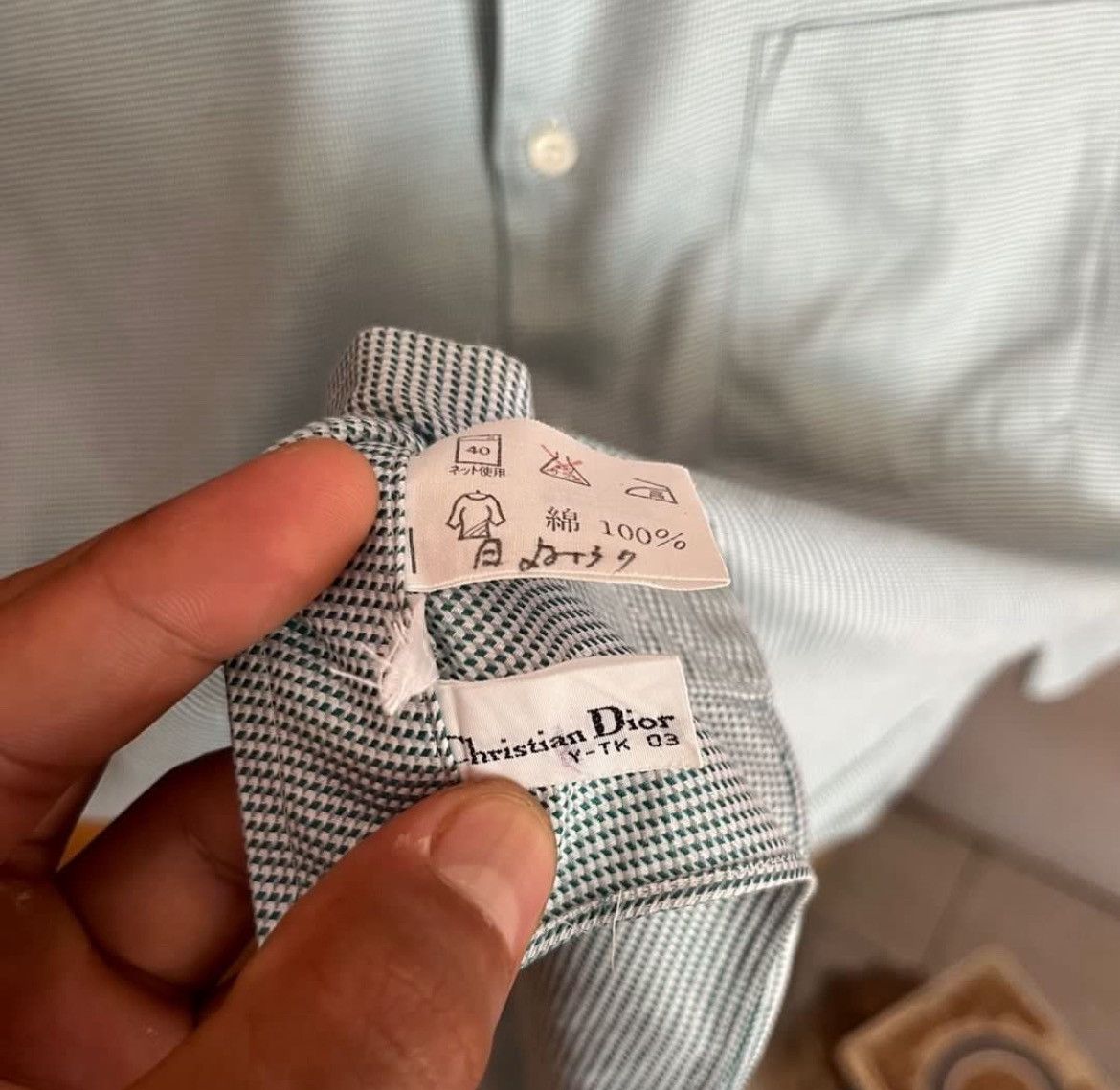 Christian Dior Monsieur Christian Dior Shanghai Collar Shirt Size US L / EU 52-54 / 3 - 7 Thumbnail