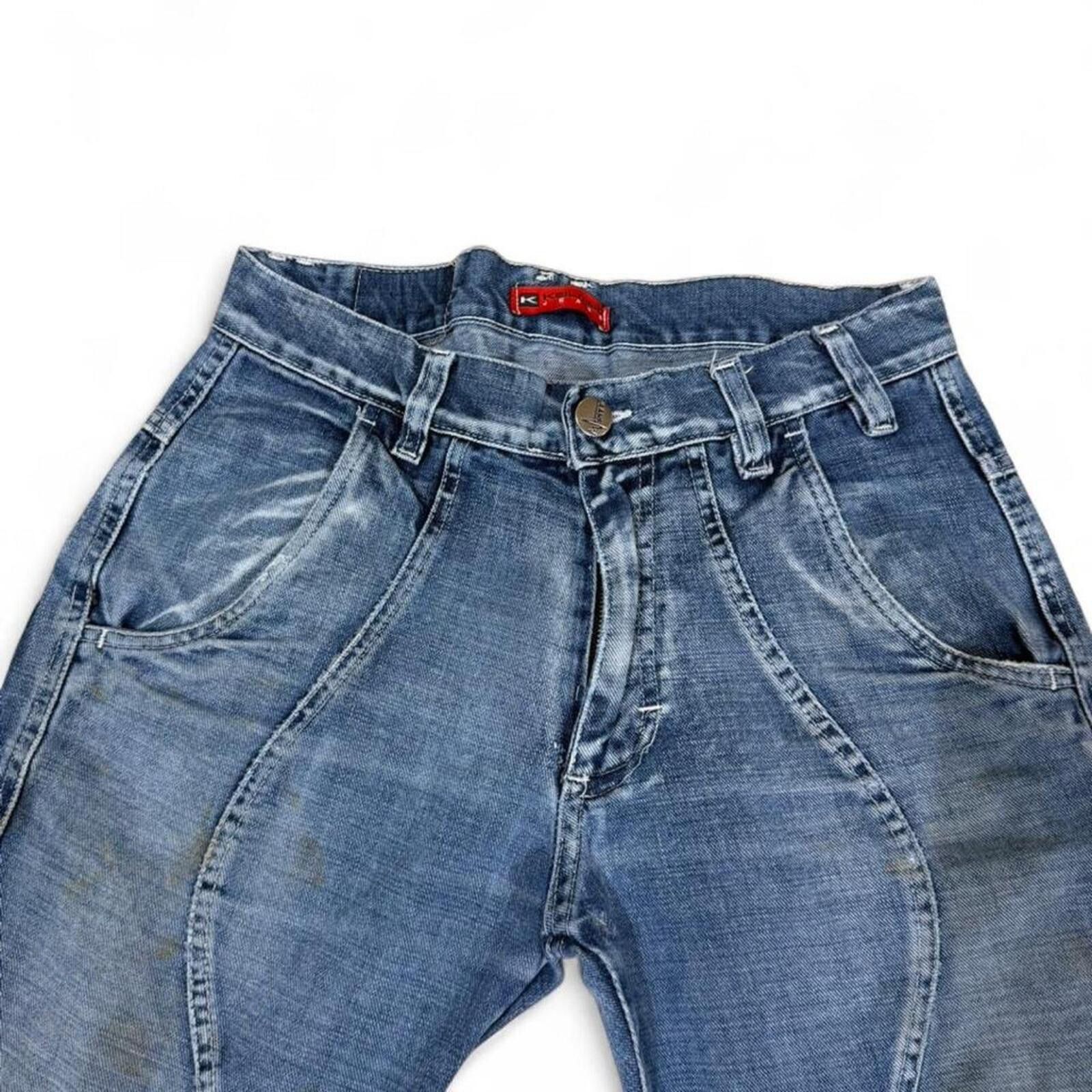 True Religion Kelmec straight fit unique style denim jeans Size US 31 - 5 Thumbnail