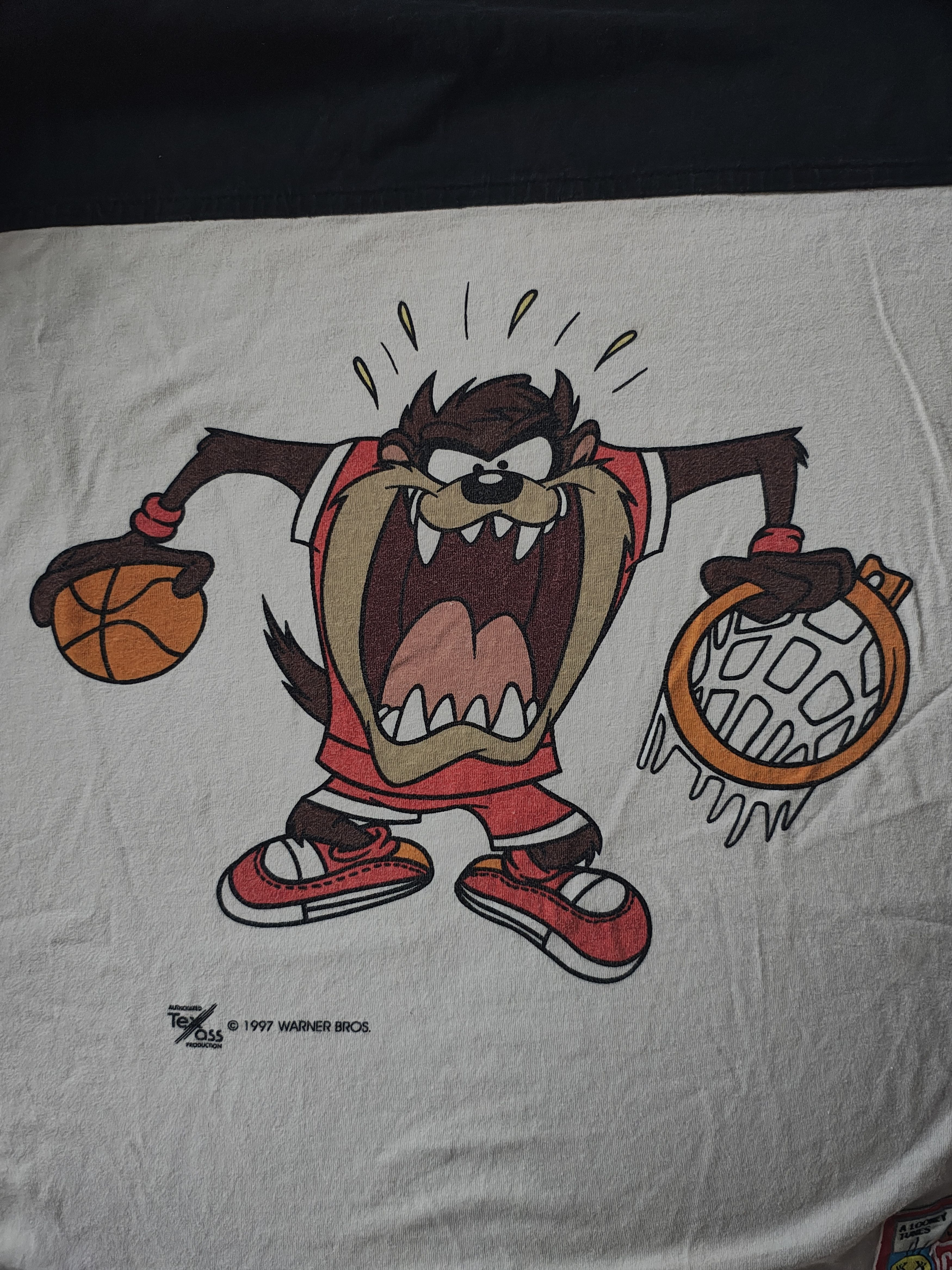Cartoon Network × Vintage × Warner Bros 1997 Looney Tunes Official Merch Tee Tasmanian Devil Size US XL / EU 56 / 4 - 3 Thumbnail