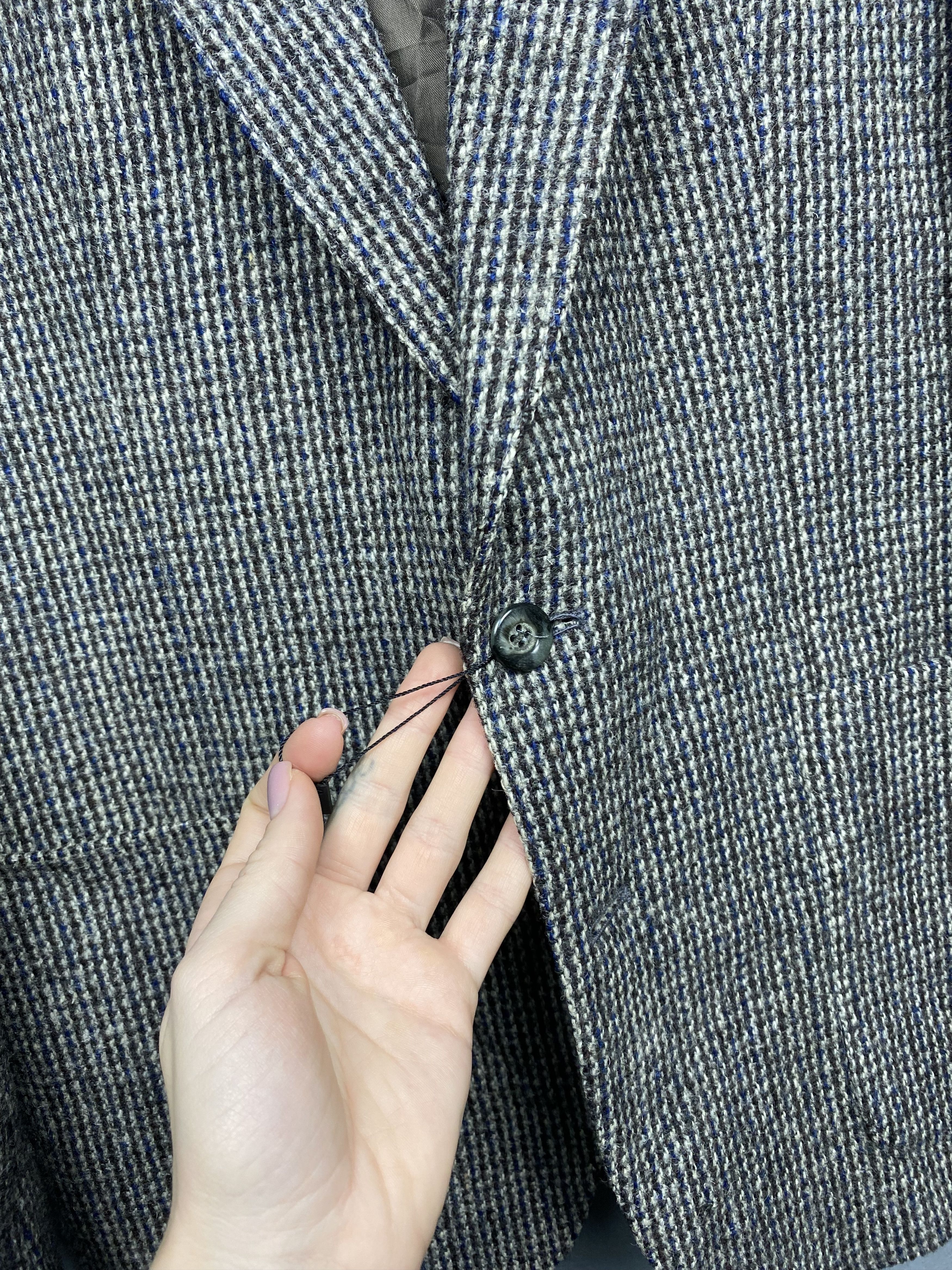 Harris Tweed Harris Tweed Wool Vintage Mens Two Buttons Blazer Jacket Size US L / EU 52-54 / 3 - 3 Thumbnail