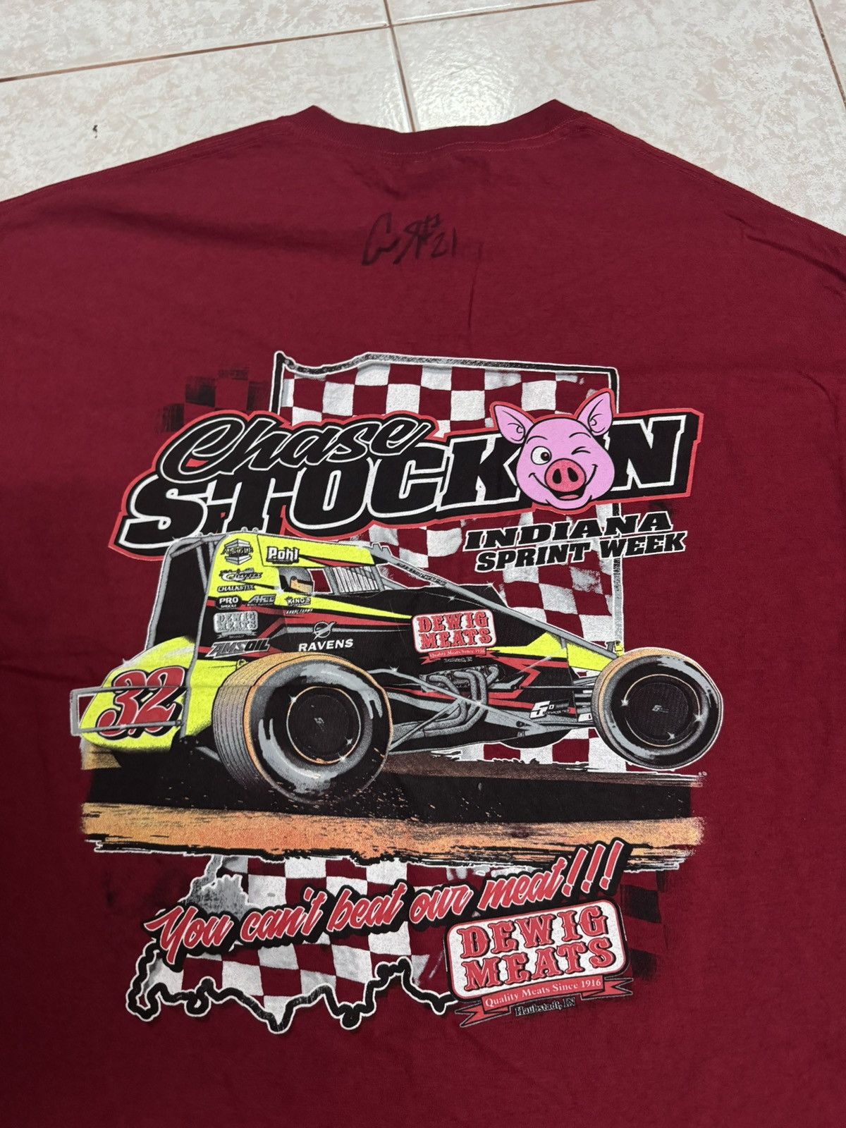 Gildan × NASCAR CHASE STOCKON USAC SHIRT Size US XL / EU 56 / 4 - 4 Thumbnail
