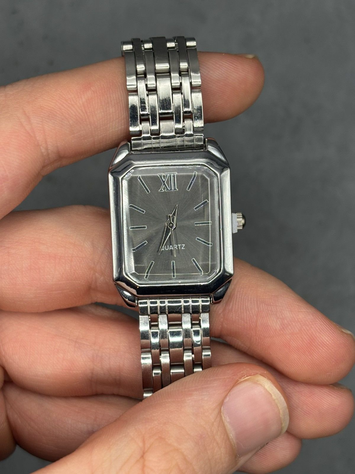 Other Wristwatch Silver Black Vintage Size ONE SIZE - 2 Thumbnail