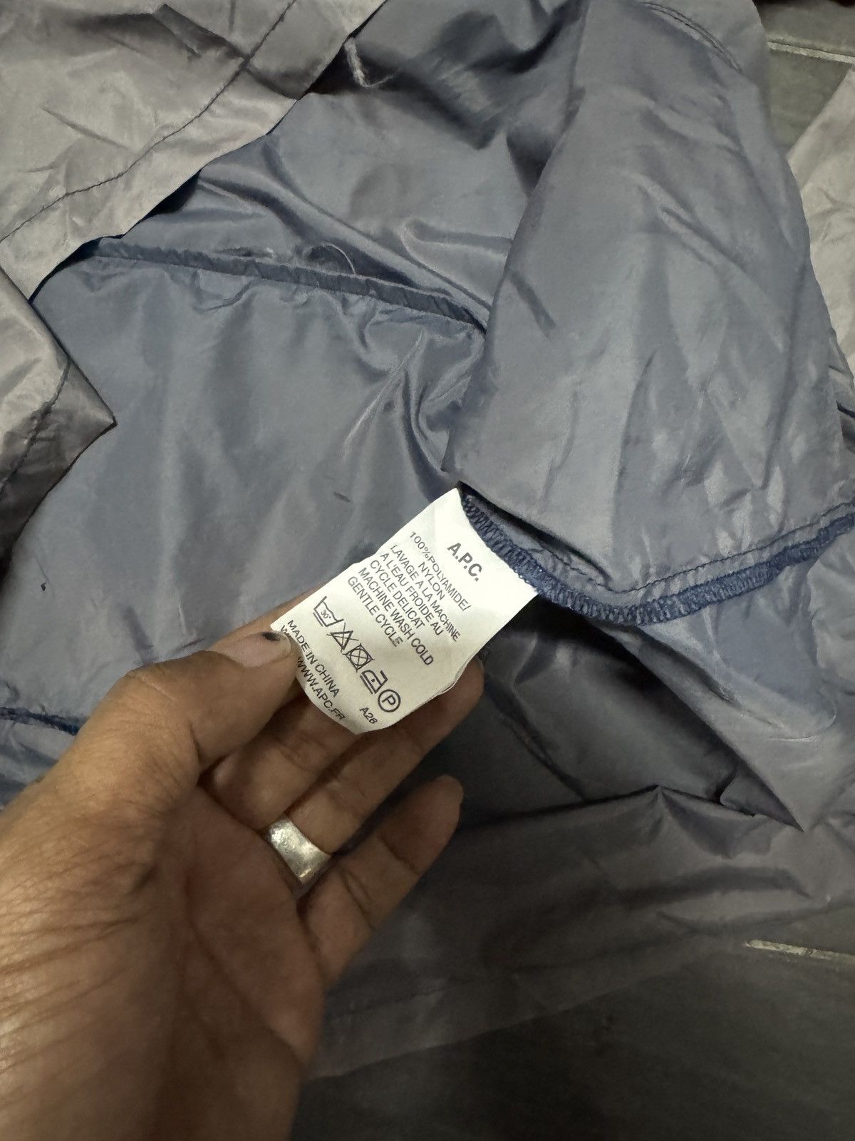 A.P.C. APC LIGHT HALF ZIP POCKET WINDBREAKER Size US L / EU 52-54 / 3 - 4 Thumbnail