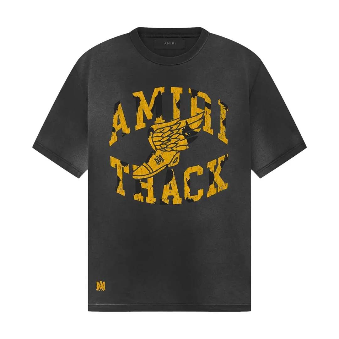 Amiri Track Tee 'Faded Black' Size US S / EU 44-46 / 1 - 1 Preview