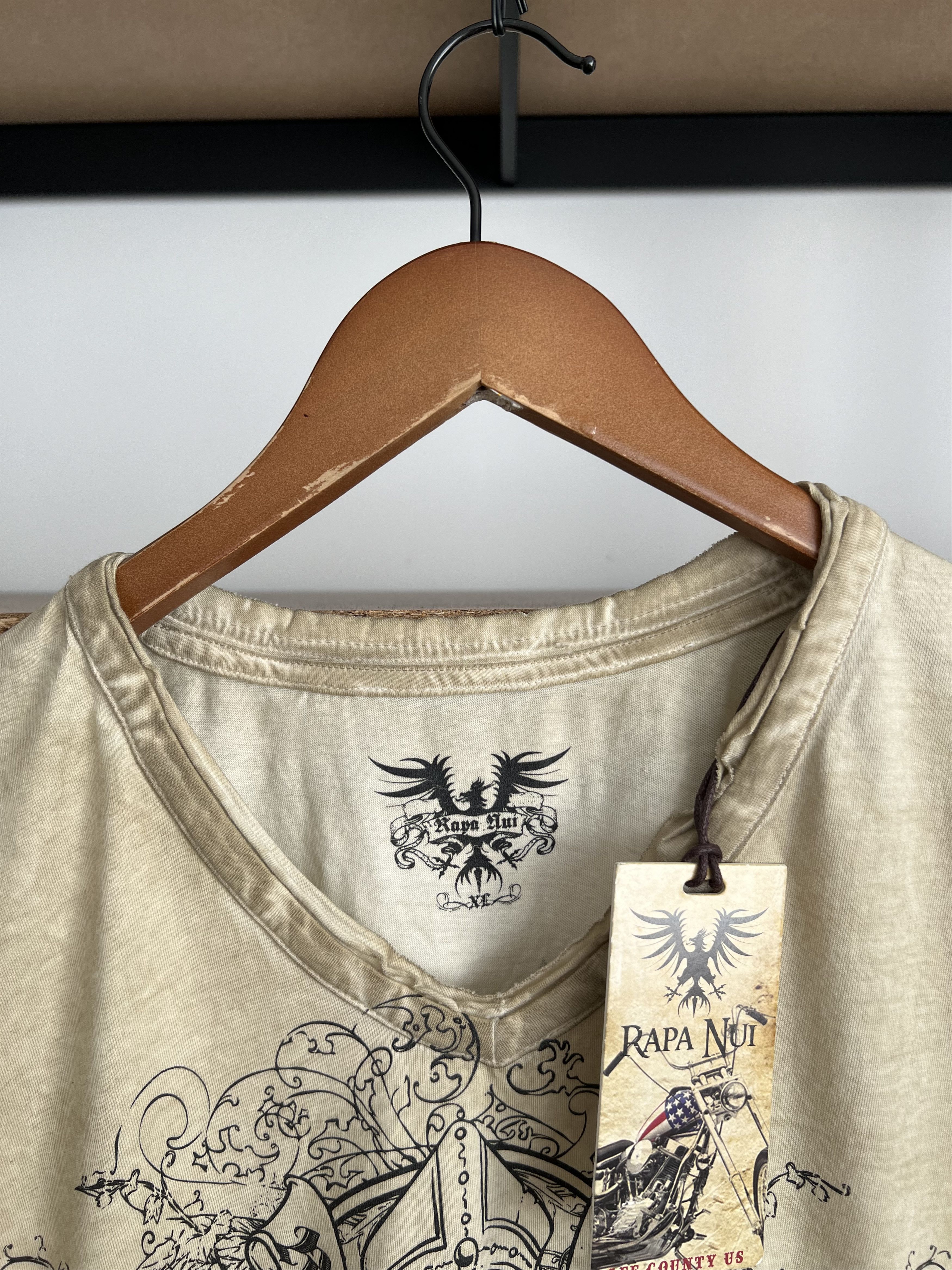 Affliction Affliction Style Rapa Nui Eagle Skull Y2K T-shirt Size US XL / EU 56 / 4 - 11 Thumbnail