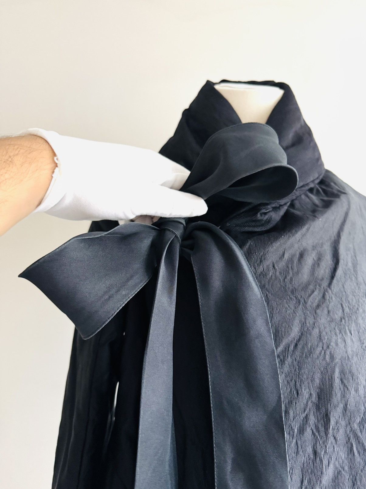 Revillon Goth Revillon by Rick Owens black puffer coat w/ tie closure Size S / US 4 / IT 40 - 10 Thumbnail