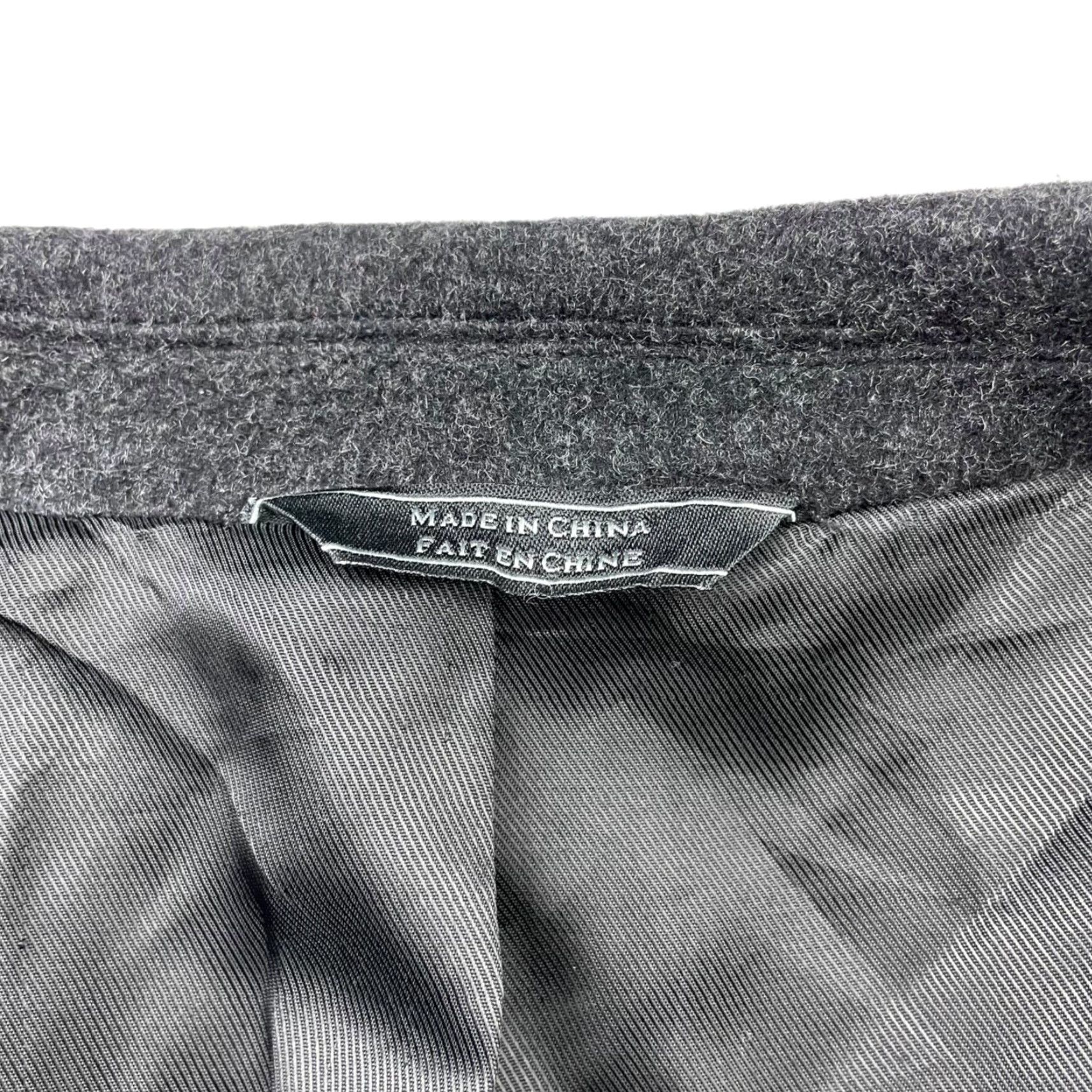 Saks Fifth Avenue Saks Fifth Avenue Men’s Overcoat Coat Wool Blend Charcoal Gray Large Trim Fit Lined Button Pockets Casual 3-Button Size US L / EU 52-54 / 3 - 6 Thumbnail