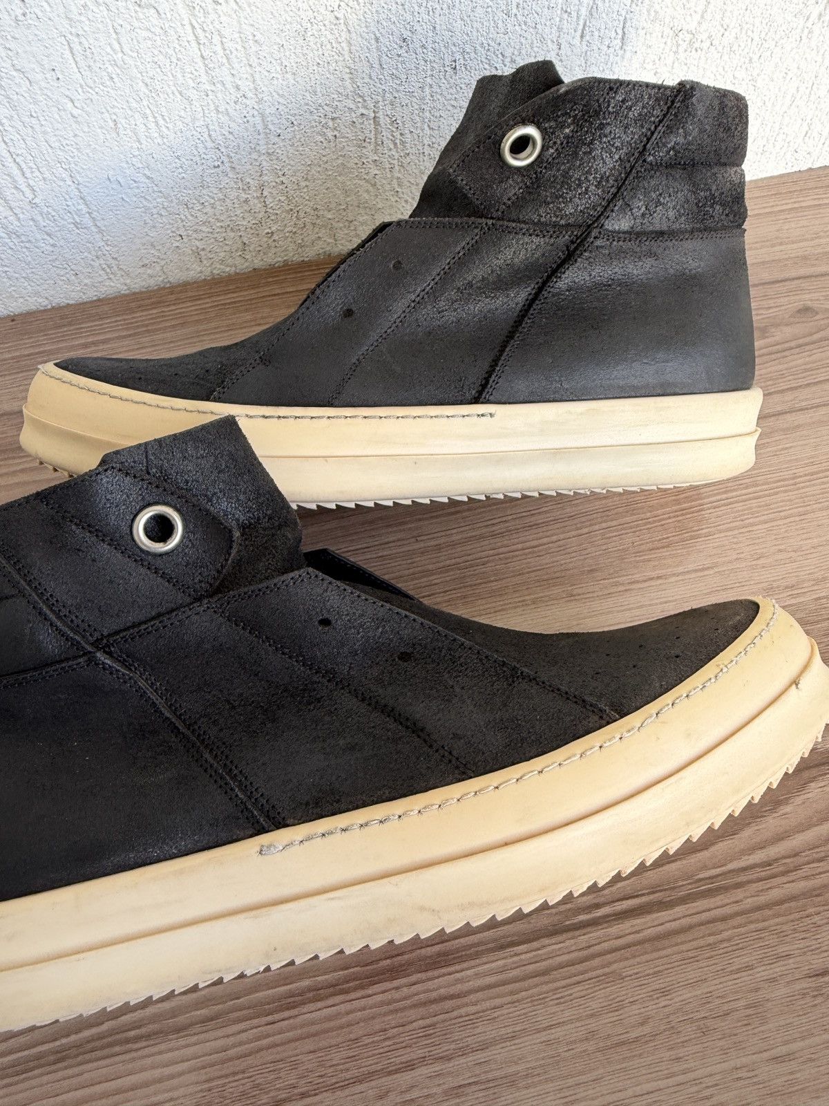 Rick Owens E15🕷️ Blistered leather island dunks Size US 10.5 / EU 43-44 - 13 Thumbnail