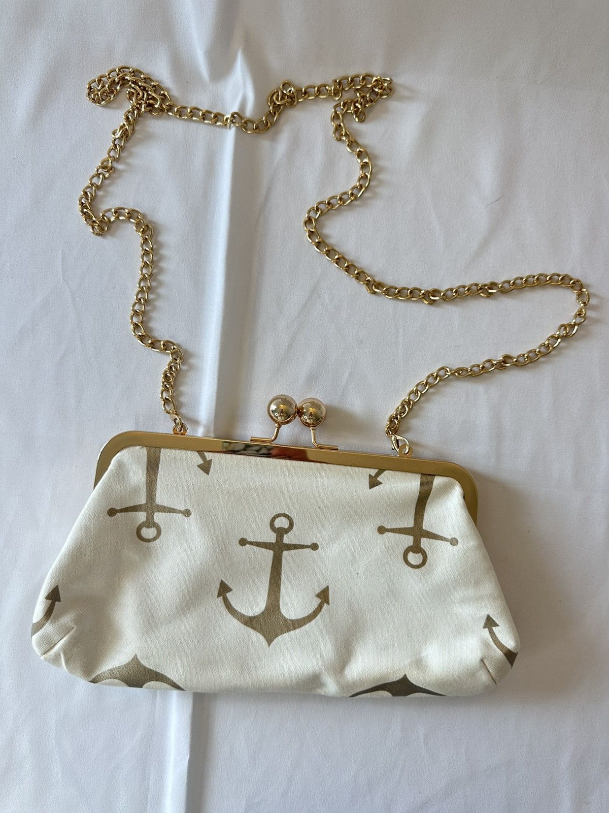 Other Donna Dixon Purse Anchor Themed Gold Chain Size ONE SIZE - 1 Thumbnail