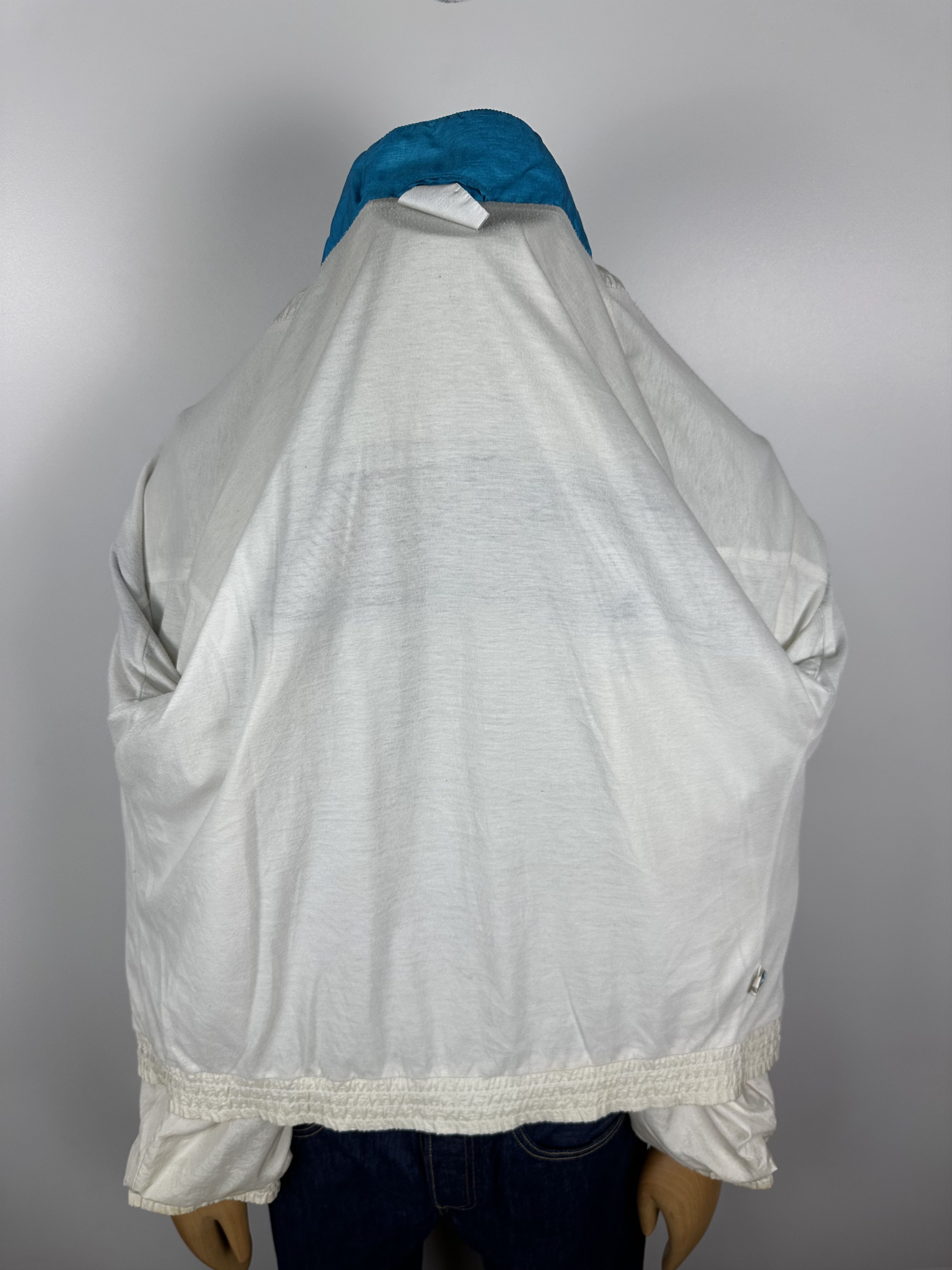 Adidas × Vintage Adidas Originals Vintage 90s White Nylon Track Top Jacket Size US M / EU 48-50 / 2 - 12 Thumbnail
