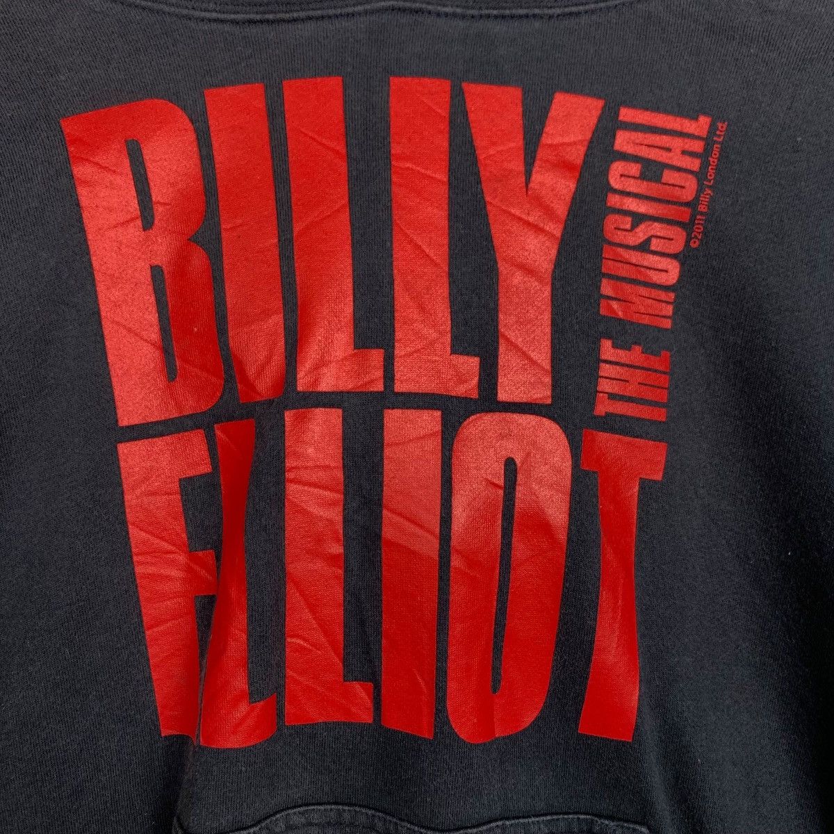 Vintage Billy Elliot the Musical Big Logo Pullover Hoodies #1762-C78 Size US M / EU 48-50 / 2 - 13 Thumbnail
