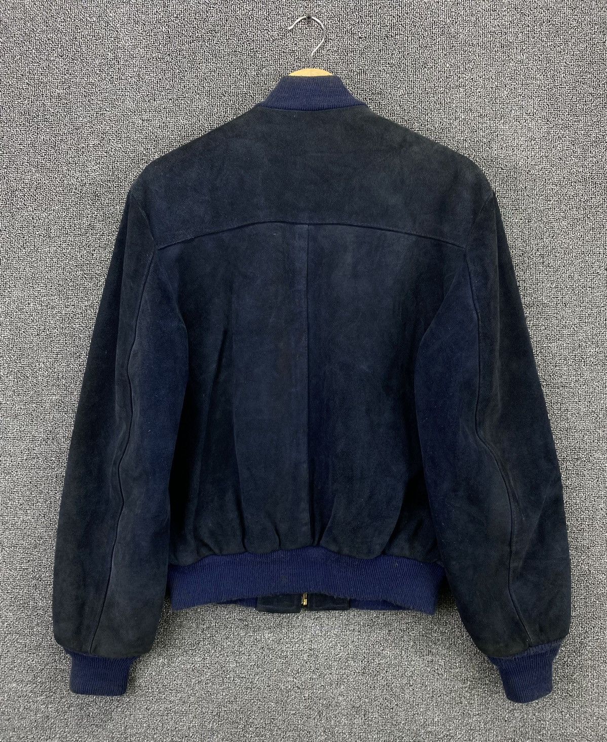 Schott Vintage 80s SCHOTT NYC Suede Leather Bomber Jacket Size US M / EU 48-50 / 2 - 12 Thumbnail