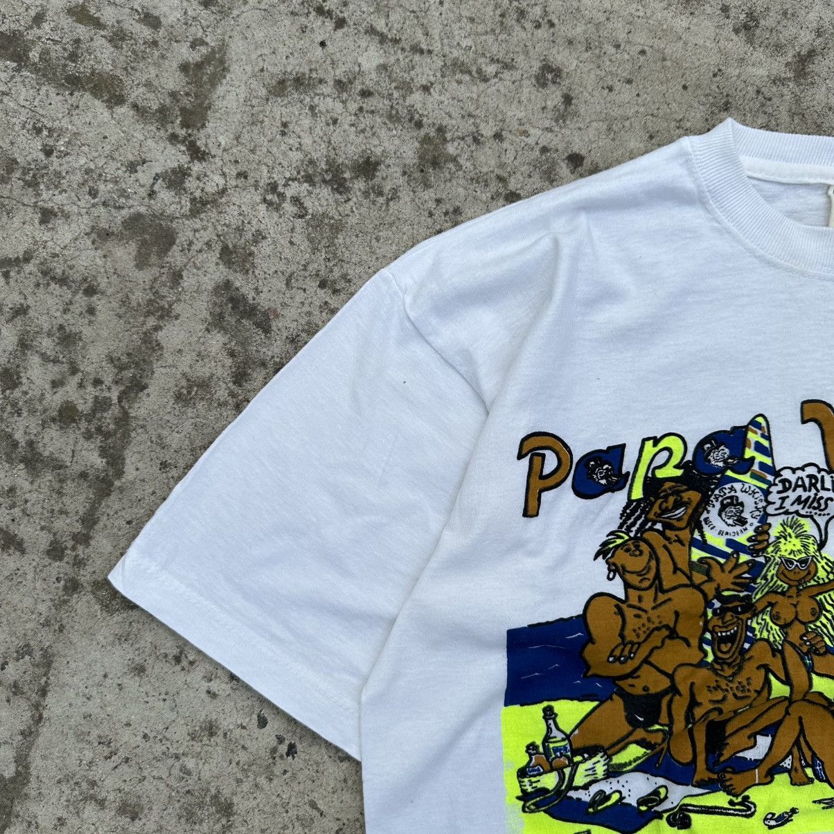 Joe's Adult Papa Whisky Disco Benidorm T-shirts Y2K 00s USA joke Size US S / EU 44-46 / 1 - 4 Thumbnail