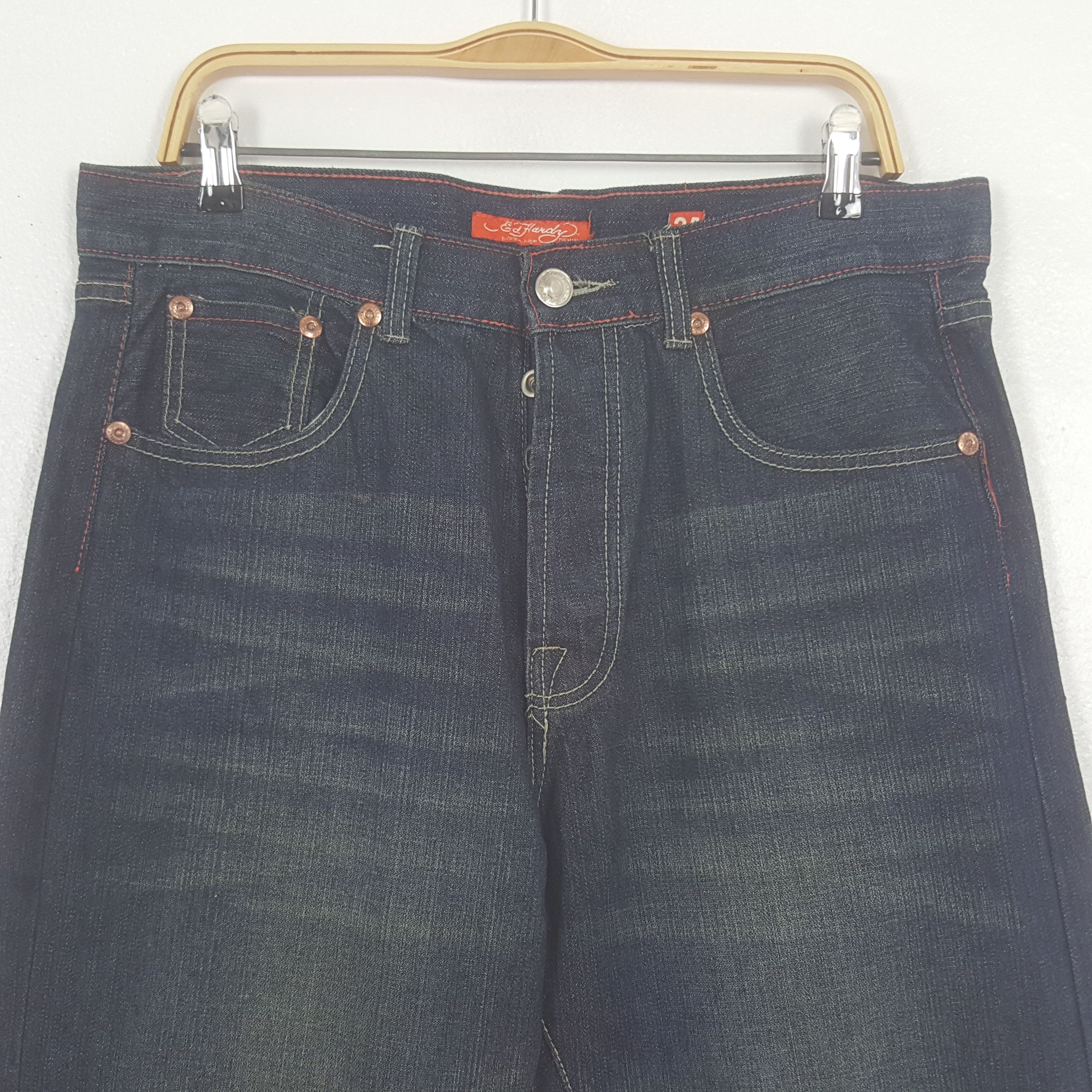 Ed Hardy Vintage Ed Hardy Denim Jeans Size US 35 - 5 Thumbnail