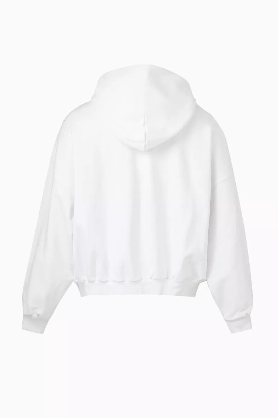 Adidas × Balenciaga o1bcso1str1224 Unisex Large Fit Hoodie in White Size L / US 10 / IT 46 - 3 Thumbnail