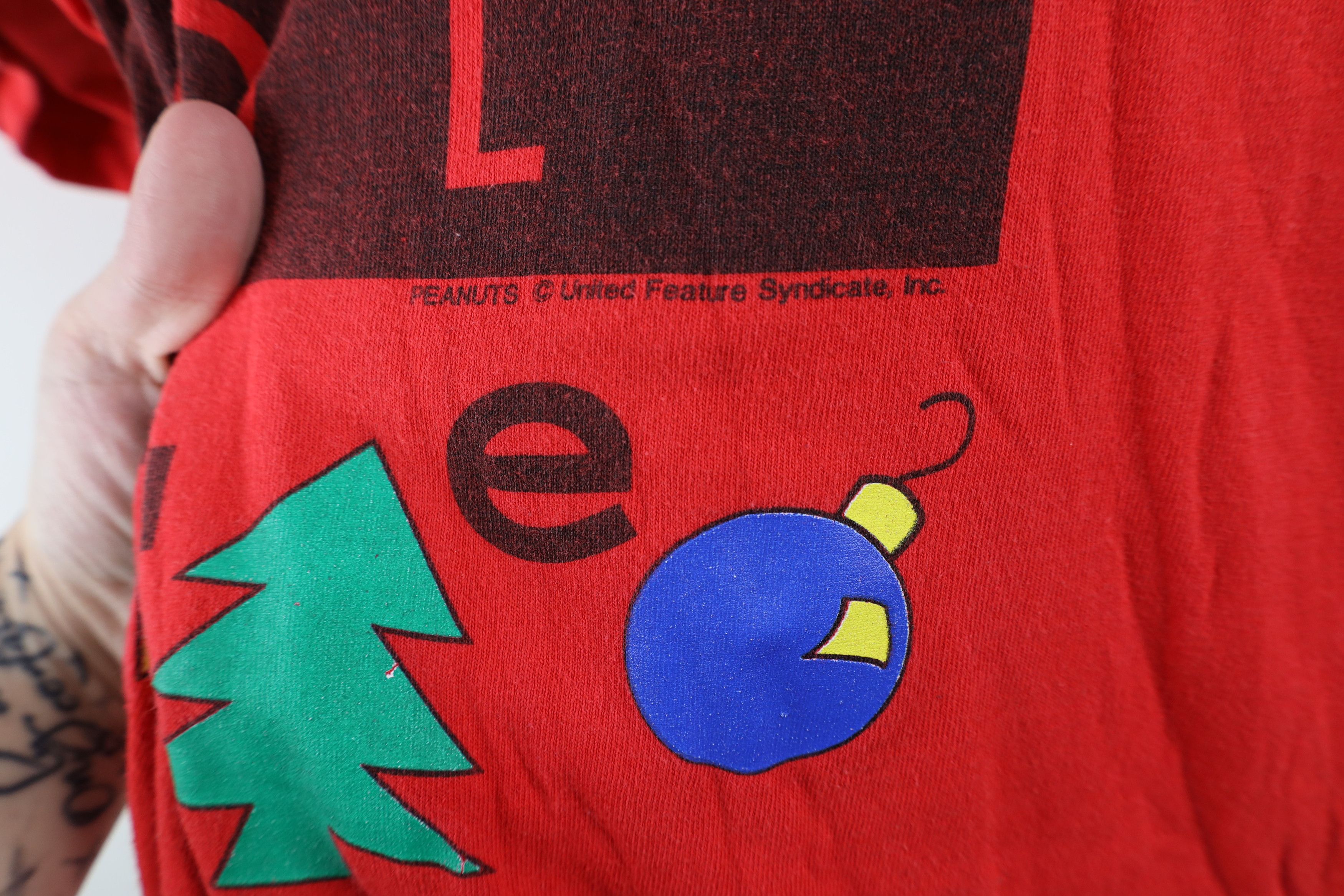 Vintage Vintage 90s Peanuts Charlie Brown Cool Snoopy Sleep T-Shirt Size US XXL / EU 58 / 5 - 5 Thumbnail