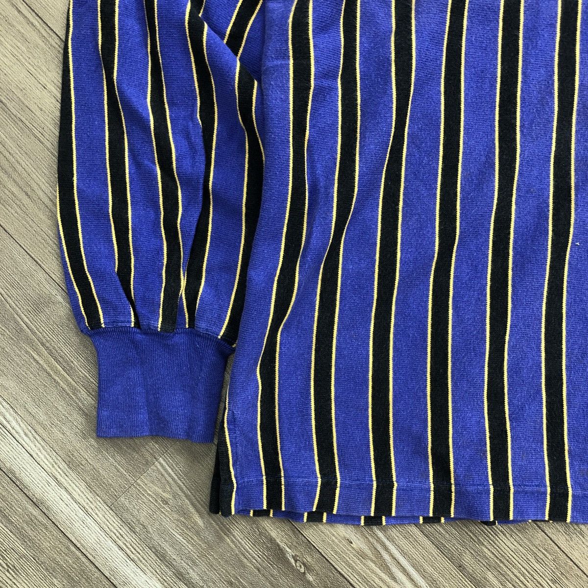 Polo Ralph Lauren × Vintage Vintage Polo Ralph Lauren Rugby Lion Stripe Long Sleeve Size US L / EU 52-54 / 3 - 9 Thumbnail