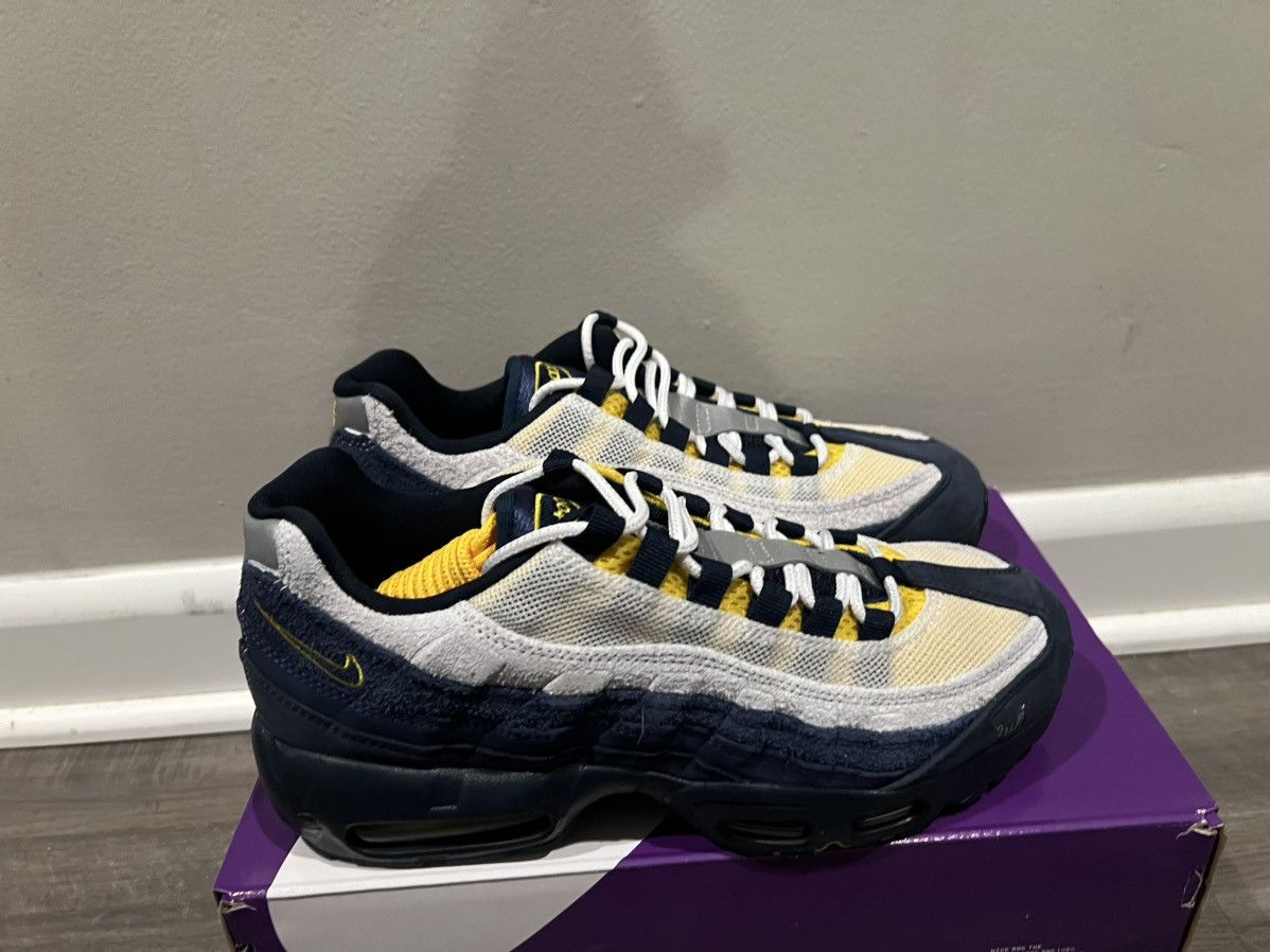 Nike Size 8 Nike SB Air Max 95 Eric Koston Yellow Obsidian Navy Size US 8 / EU 41 - 3 Thumbnail