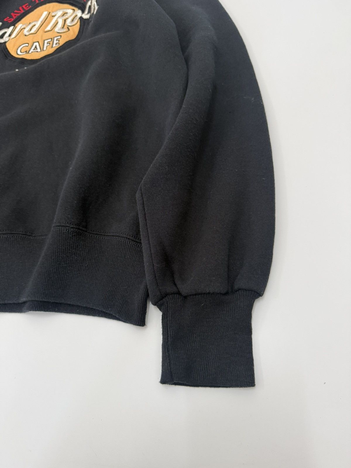 Hard Rock Cafe 🔥 90's USA Solid Black Hard Rock Cafe Maui Sweatshirt - S Size US S / EU 44-46 / 1 - 2 Thumbnail
