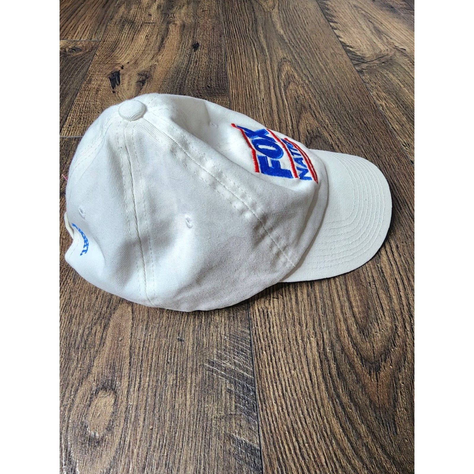 Vintage Bayside Fox Nation Baseball Cap Adjustable White "Opinions Done Right" News Men One Size Size ONE SIZE - 2 Thumbnail