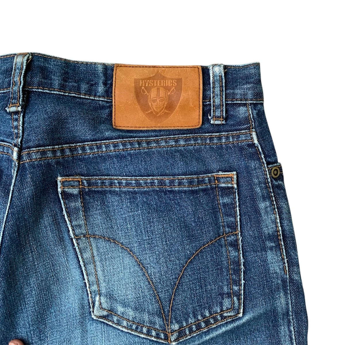 Hysteric Glamour Rare Vintage 1990s Hysteric Glamour Oakland Raiders Jeans Size US 27 - 8 Thumbnail