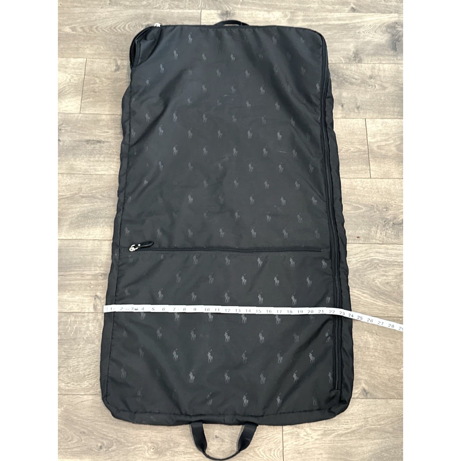 Polo Ralph Lauren VINTAGE Polo Ralph Lauren Garment Bag Small Pony All Over Print Black Men Small Garment Bag 90s Streetwear Preppy Mens Size US S / EU 44-46 / 1 - 6 Thumbnail