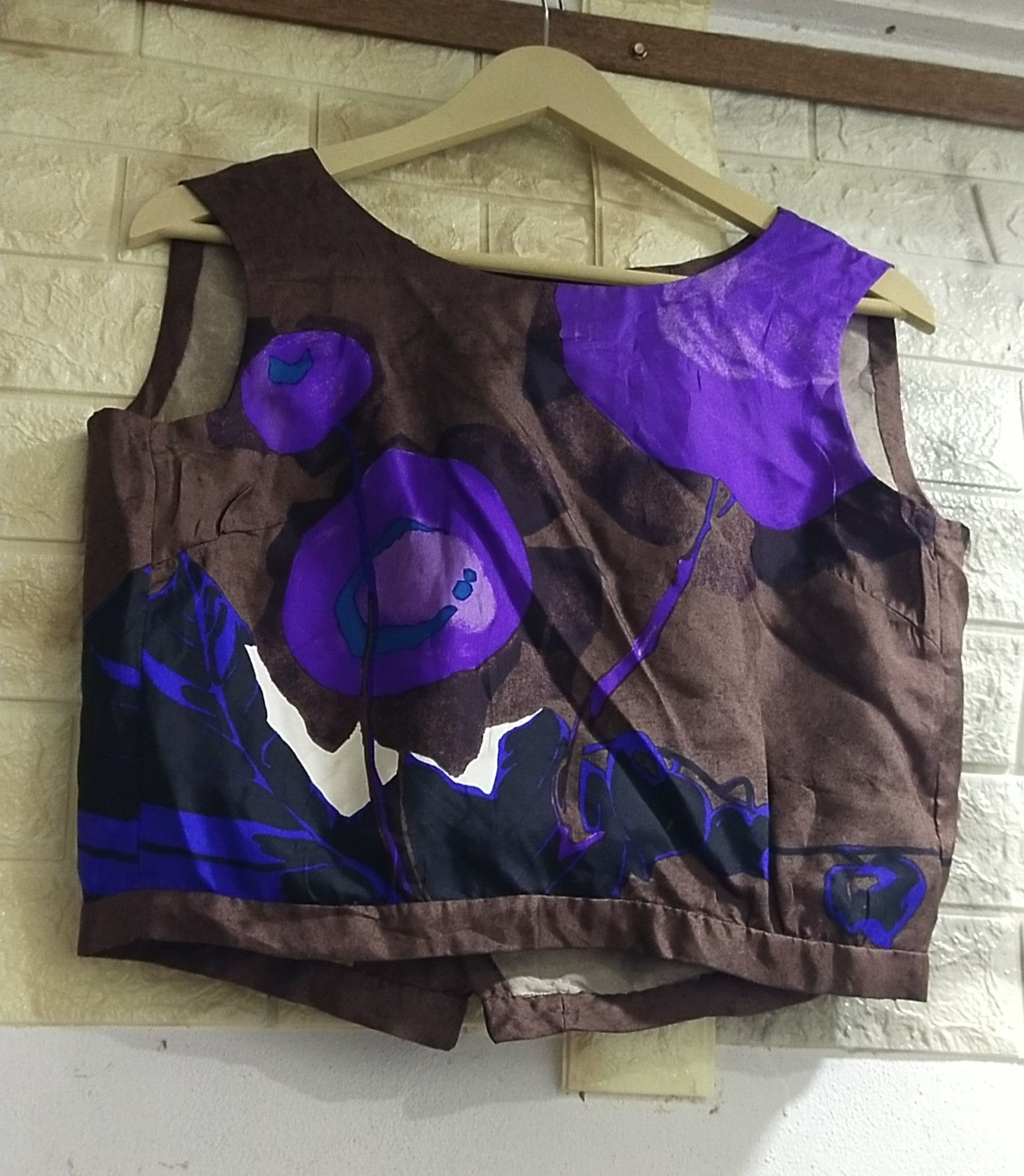 Japanese Brand Final Drop Vintage Christian Dior Vest Silk Size M / US 6-8 / IT 42-44 - 3 Thumbnail