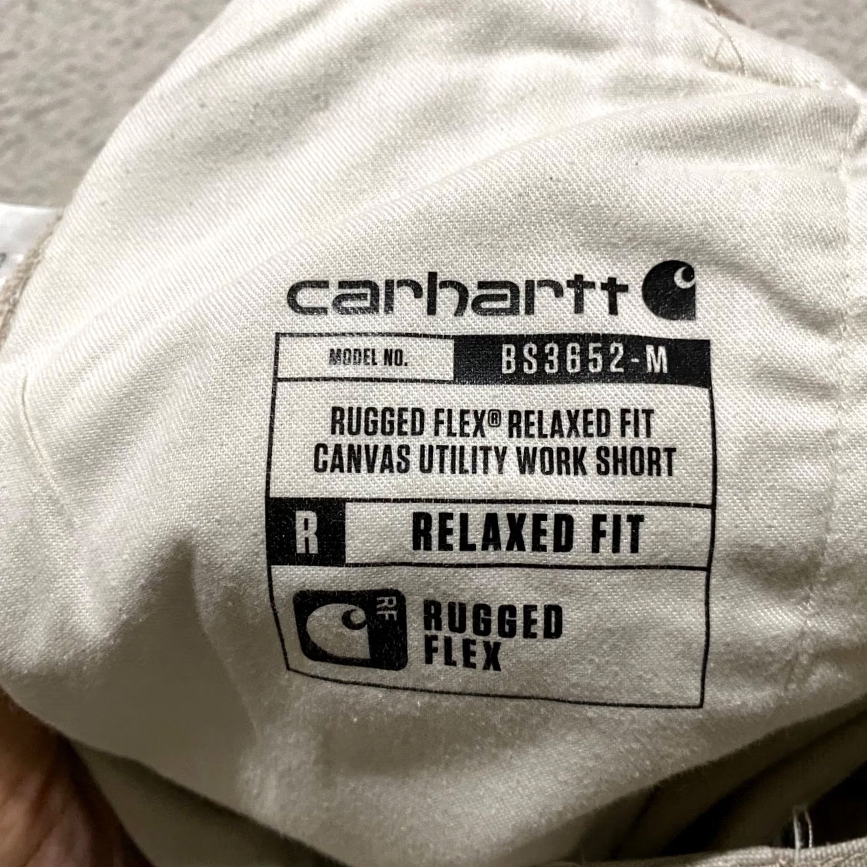 Carhartt Carhartt Mens 40 Shorts Beige Relaxed Fit Utility Carpenter Work Inseam 10" Cotton Spandex 5-Pocket Chino Casual Mens Size US 44 / EU 60 - 4 Thumbnail