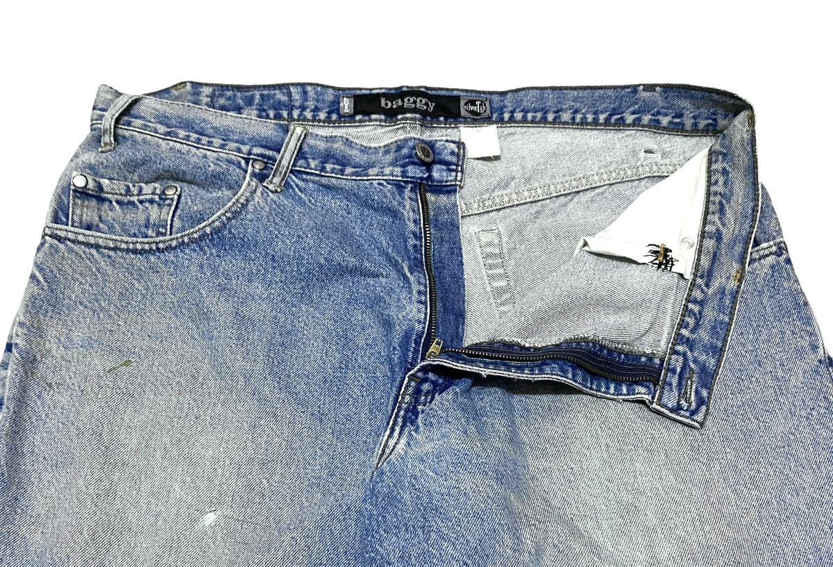 Levi's Very Rare Design Vintage Levis SilverTab Baggy Jeans 2000s Size US 38 / EU 54 - 6 Thumbnail