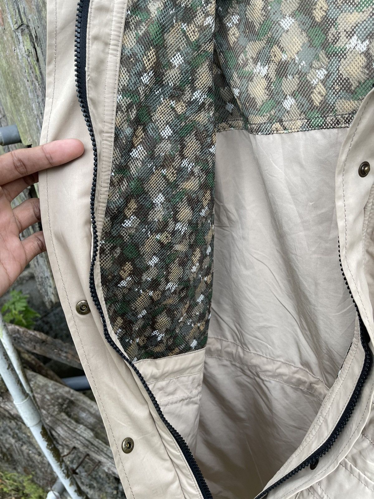 Global Work Global Work Beige Lightweight Tech Parka Camo Lining Size M Size US M / EU 48-50 / 2 - 16 Thumbnail