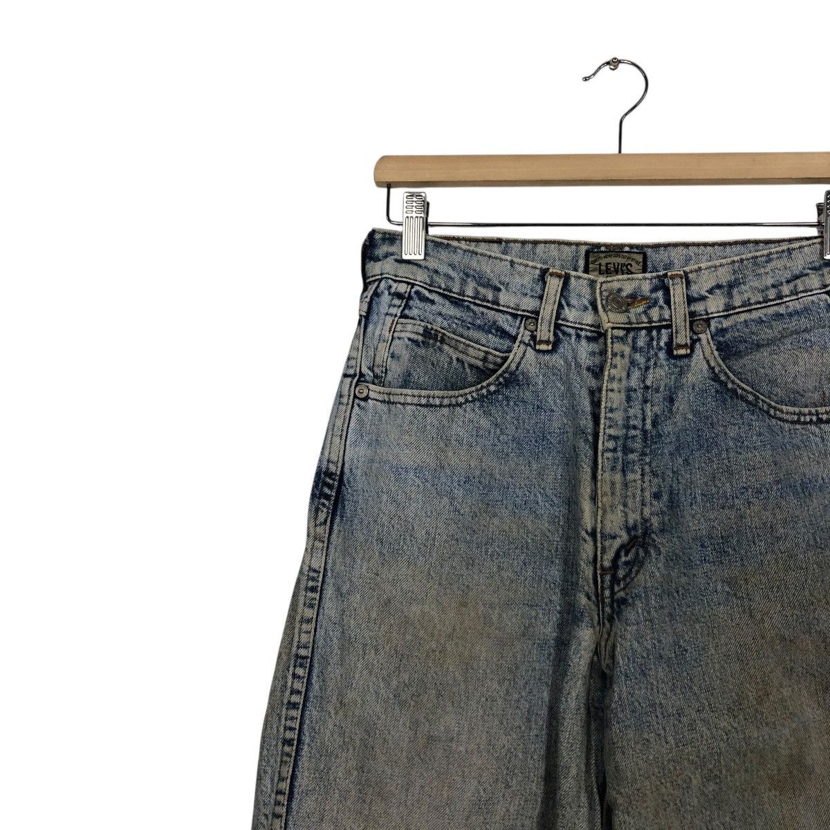 Levi's 🔥VINTAGE ACID WASH DESIGN LEVIS DENIM STRAIGHT CUT Size 28" / US 6 / IT 42 - 9 Thumbnail