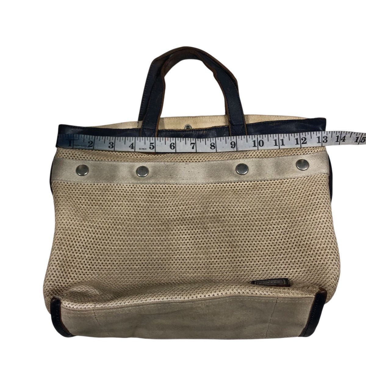 Japanese Brand × Porter × Vintage 📌Vintage Porter Made in Japan Tote Bag Duck Canvas Size ONE SIZE - 11 Thumbnail