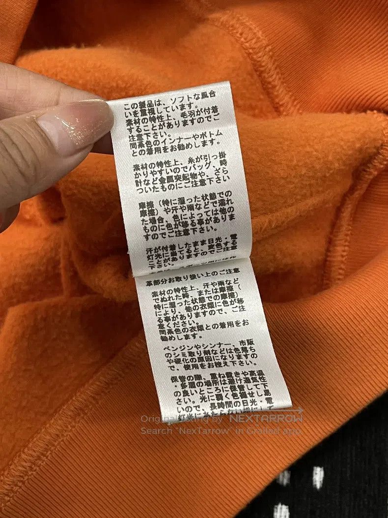 Hermes Hermes Orange Leather Robot Motif Sweatshirt Long Sleeve T Size M / US 6-8 / IT 42-44 - 6 Thumbnail