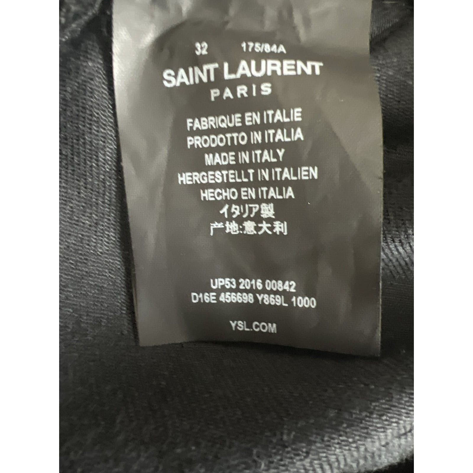 Saint Laurent Paris Saint Laurent Skinny Biker Jeans Size US 32 / EU 48 - 6 Thumbnail