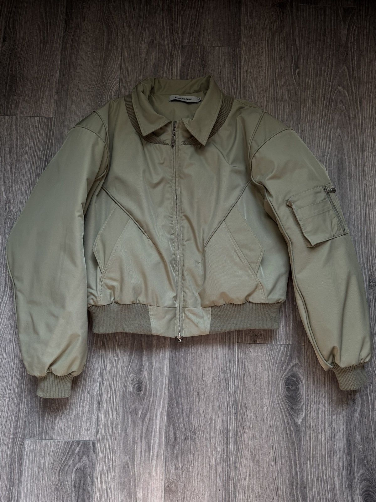 Only The Blind Blind No Plan MA-1 Oversized Destructive Bomber Jacket M Y2K Size US M / EU 48-50 / 2 - 2 Thumbnail