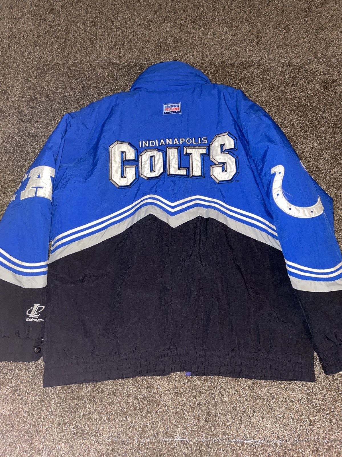Logo Athletic × NFL Blue NFL logo athletic Indianapolis colts jacket Size US M / EU 48-50 / 2 - 2 Thumbnail