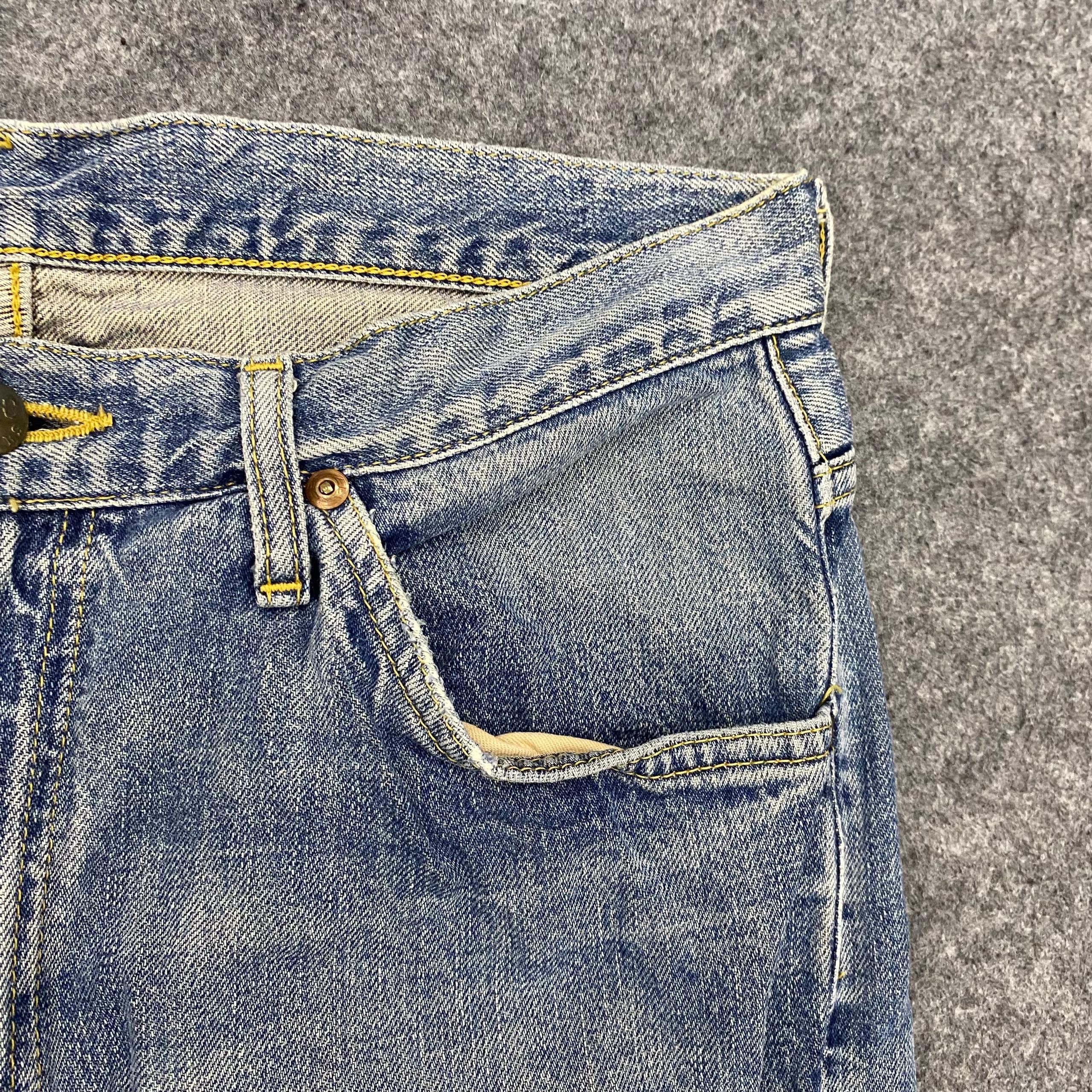 Japanese Brand 💥Best Offer💥Vintage Lee Riders Distressed Denim Size US 32 / EU 48 - 10 Thumbnail