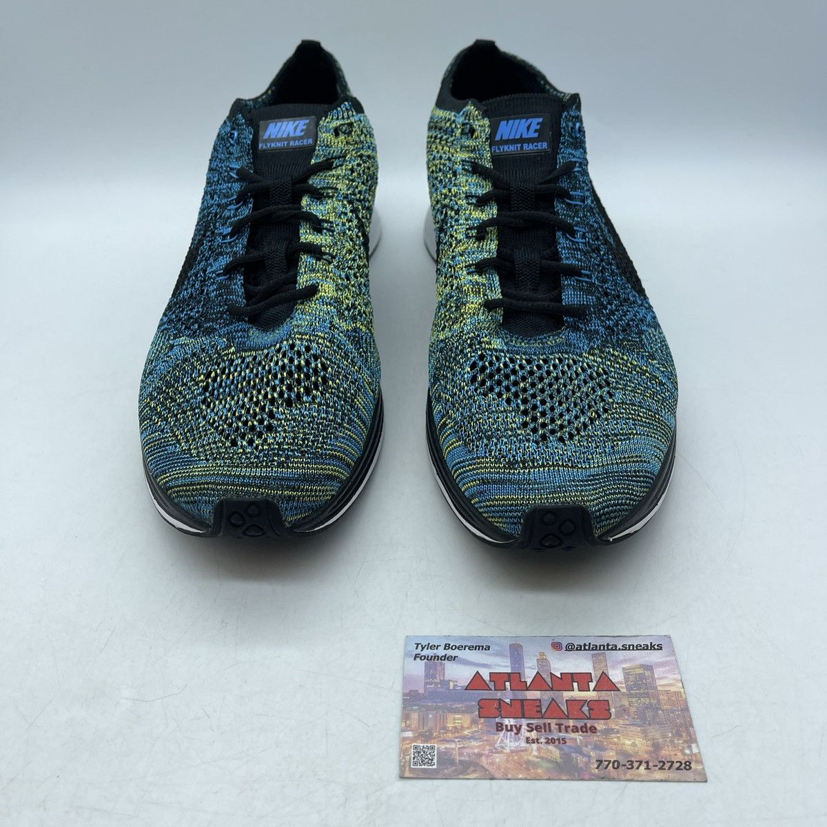 Nike Flynit racer blue glow Size US 11 / EU 44 - 2 Thumbnail
