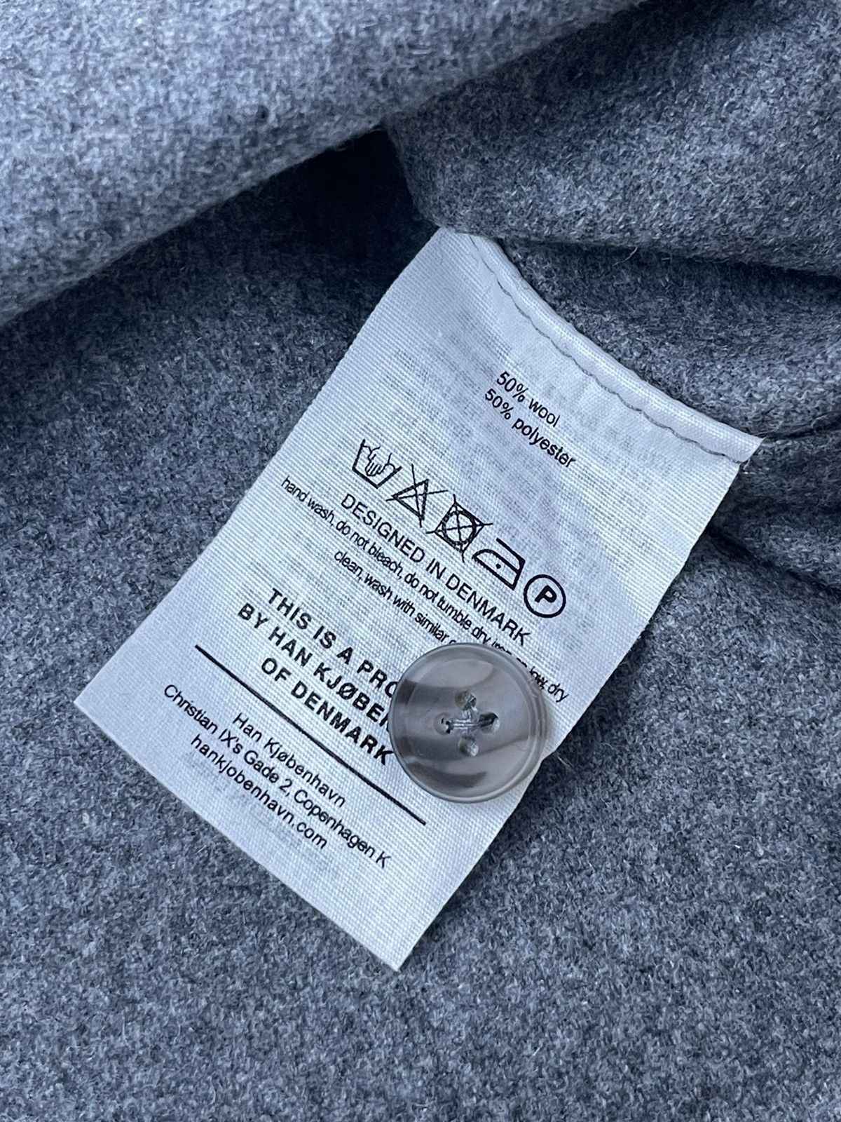 Han Kjobenhavn !DS! FW22 Han Kjobenhavn Wool Boxed Grey Overshirt Size US M / EU 48-50 / 2 - 22 Thumbnail