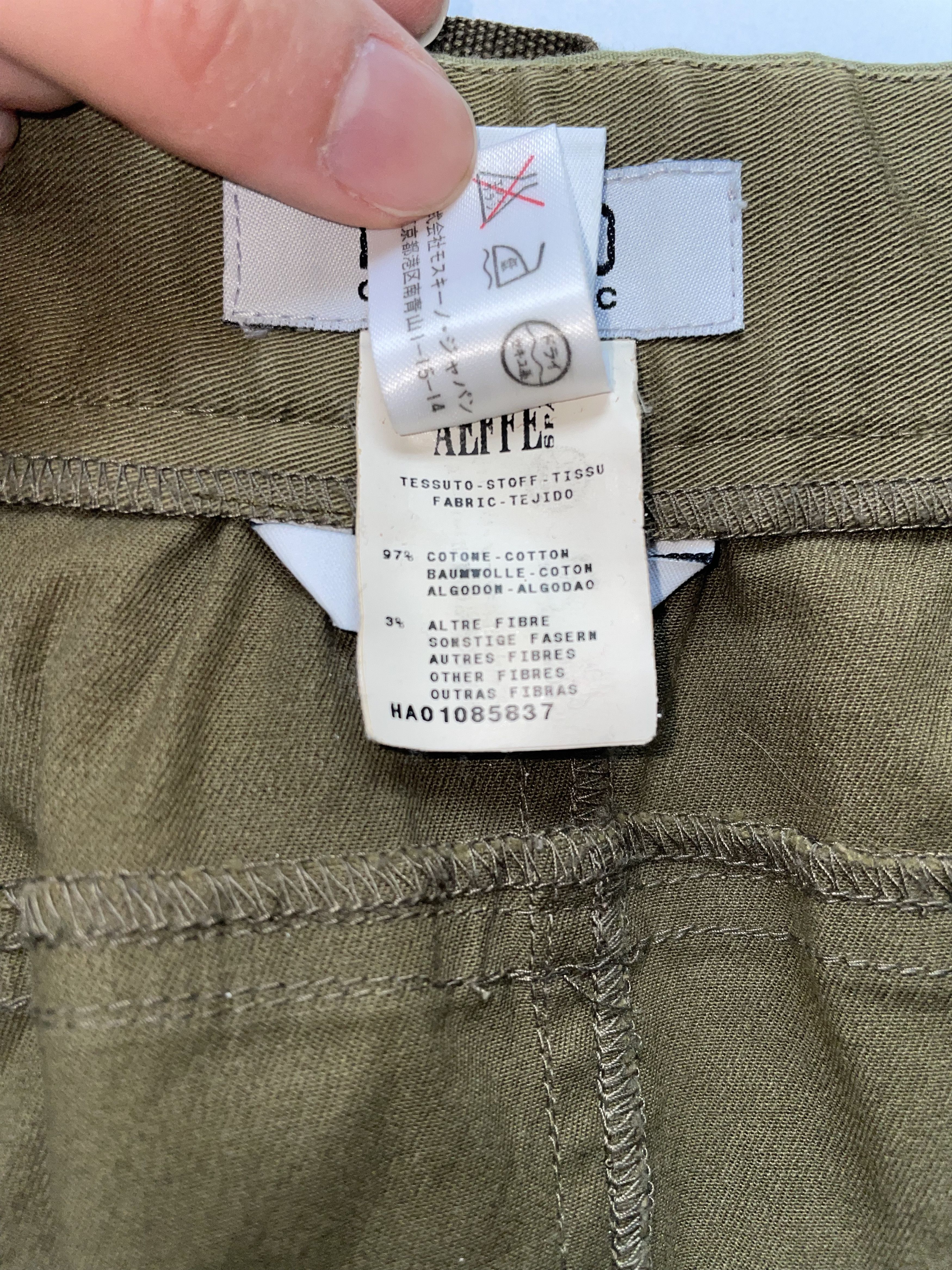 Moschino Moschino Cheap and Chic | Army Green Cargo Patch Skirt Size 26" / US 2 / IT 38 - 4 Thumbnail